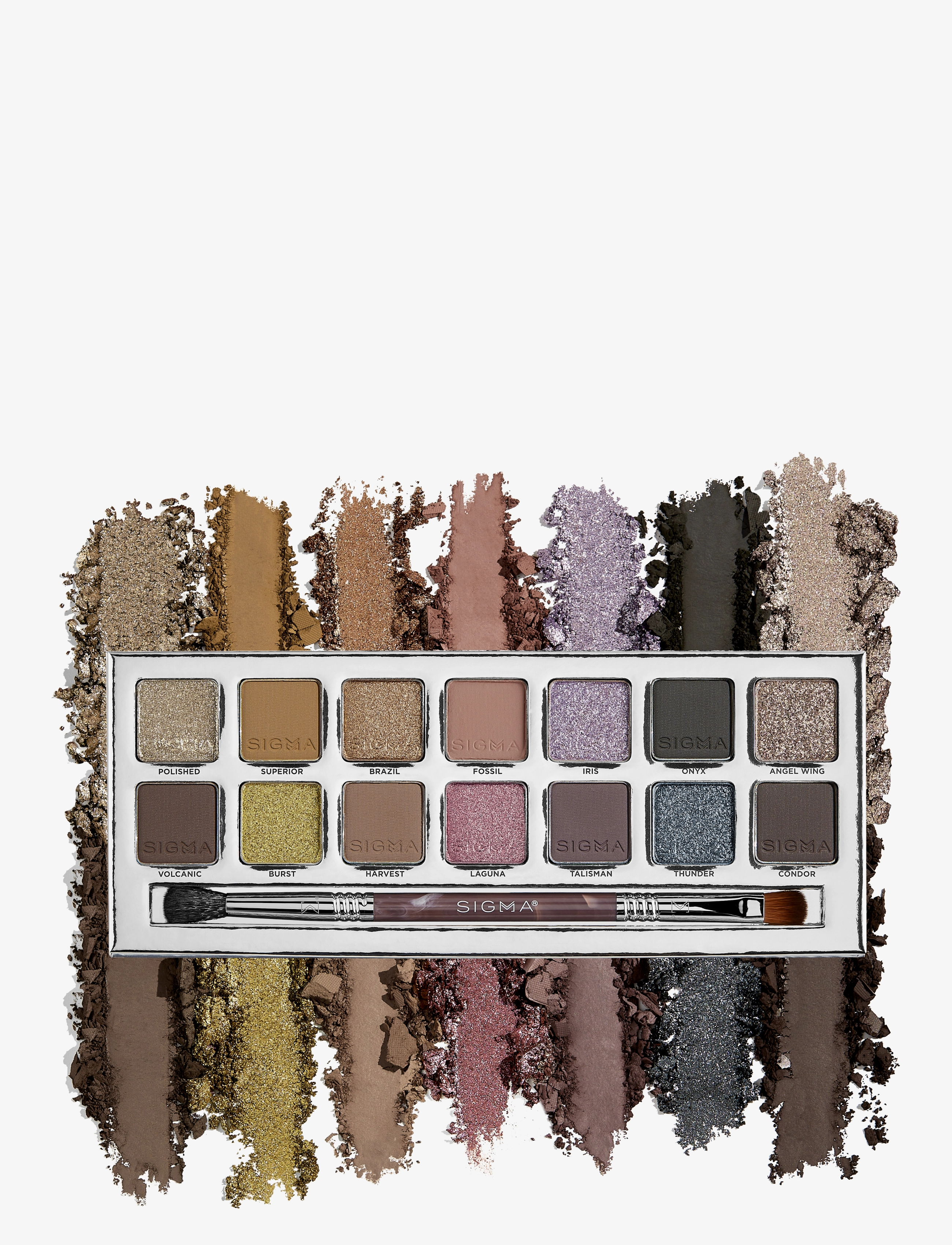 SIGMA Beauty - Cool Neutrals Eyeshadow Palette - acīm un uzacīm - multicolor - 3