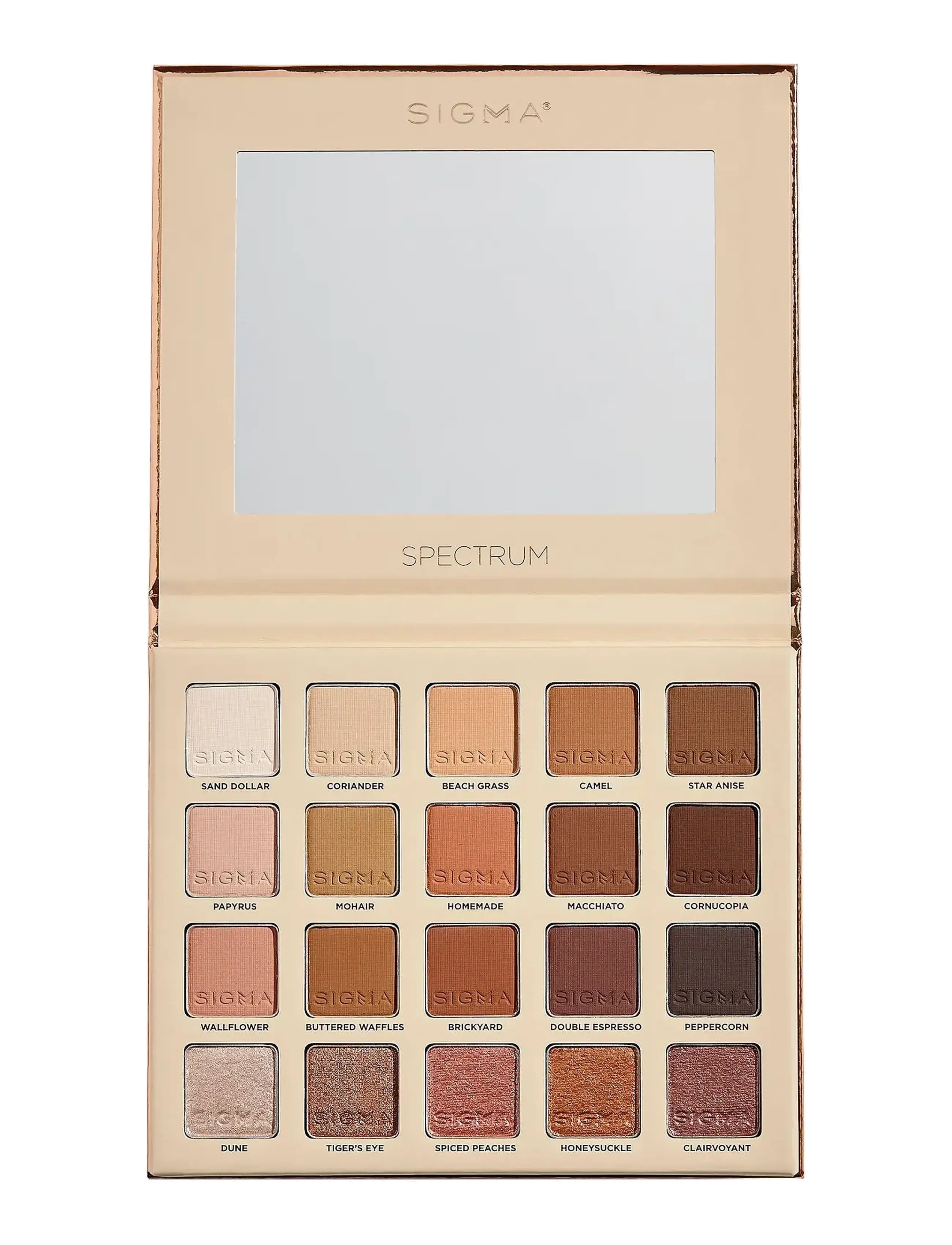 SIGMA Beauty Spectrum Eyeshadow Palette, Øjenpalette, Multi/mønstret, Str: 25 G