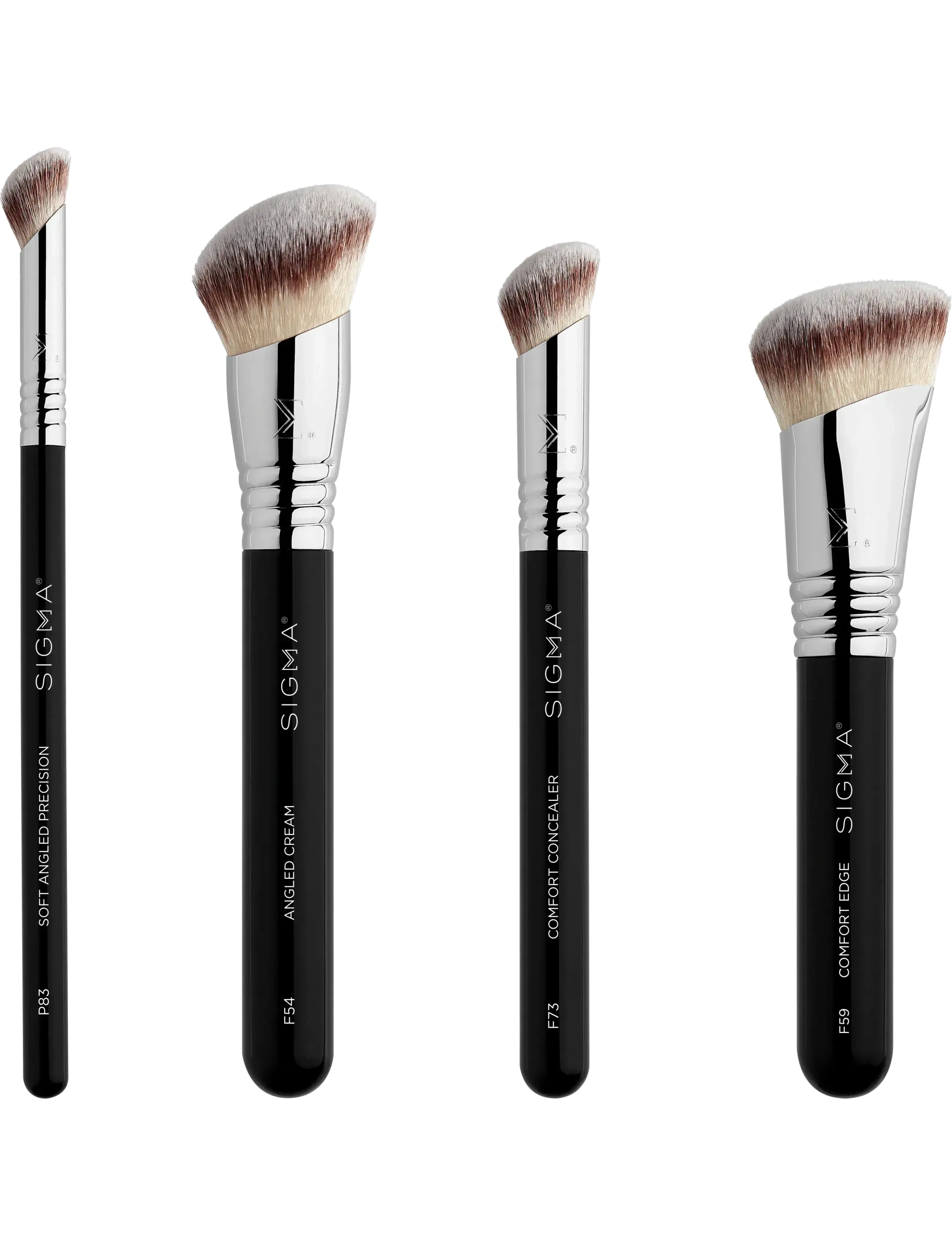 SIGMA Beauty Comfort Complexion Brush Collection, 126 G, Black, Makeup-Redskaber > Børstesæt, Dame