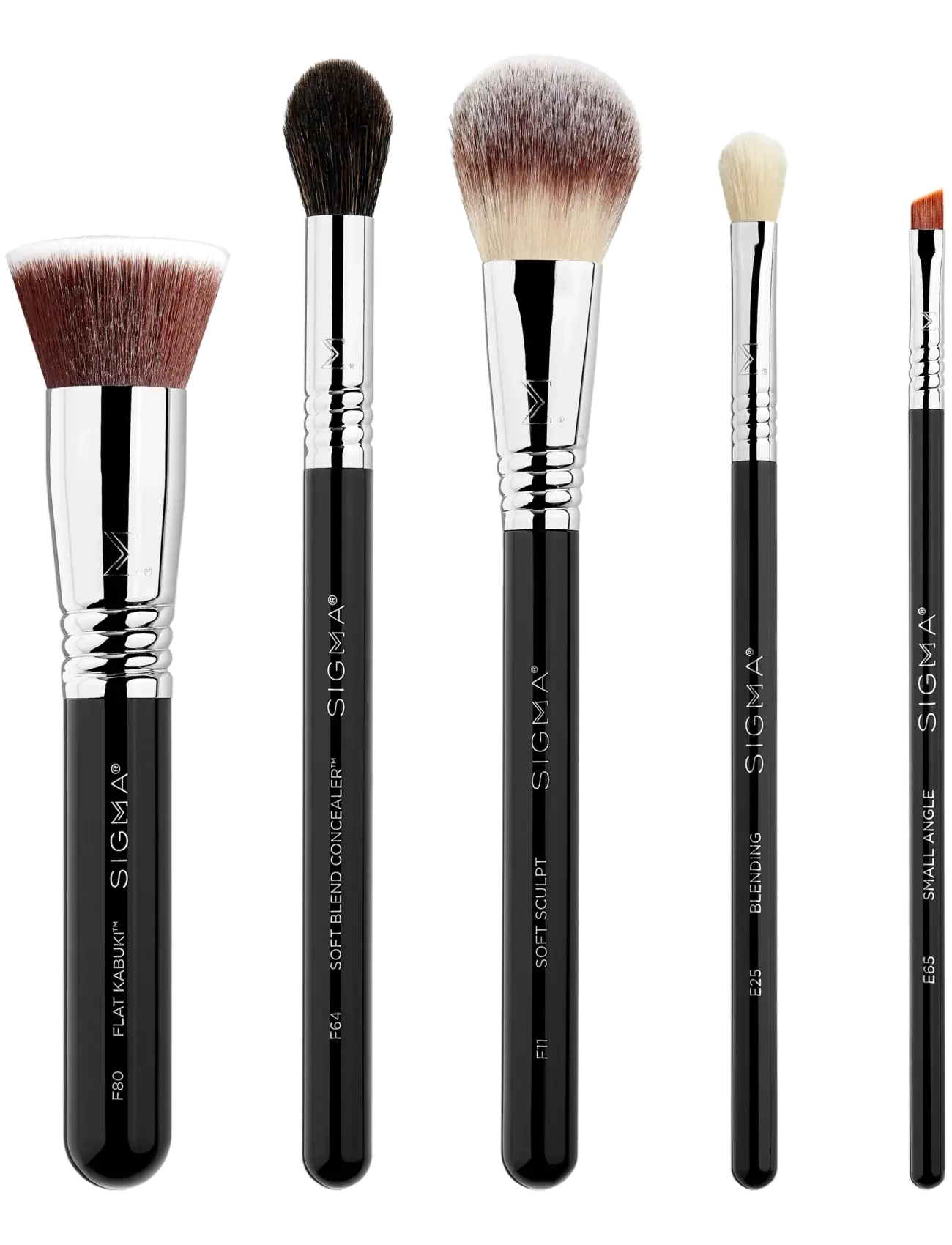 SIGMA Beauty Must- Have Brush Set, 99 G, Black, Makeup-Redskaber > Børstesæt, Dame