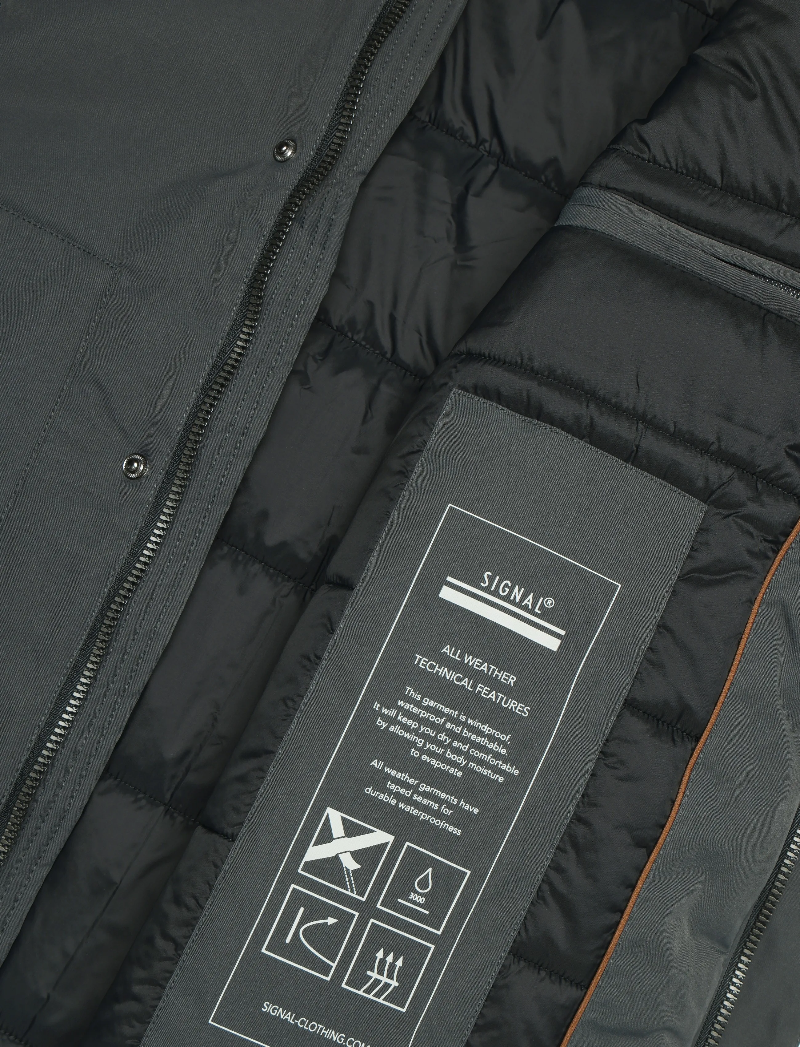 Signal - PAWSI TECH - winter jackets - grey volcano - 4