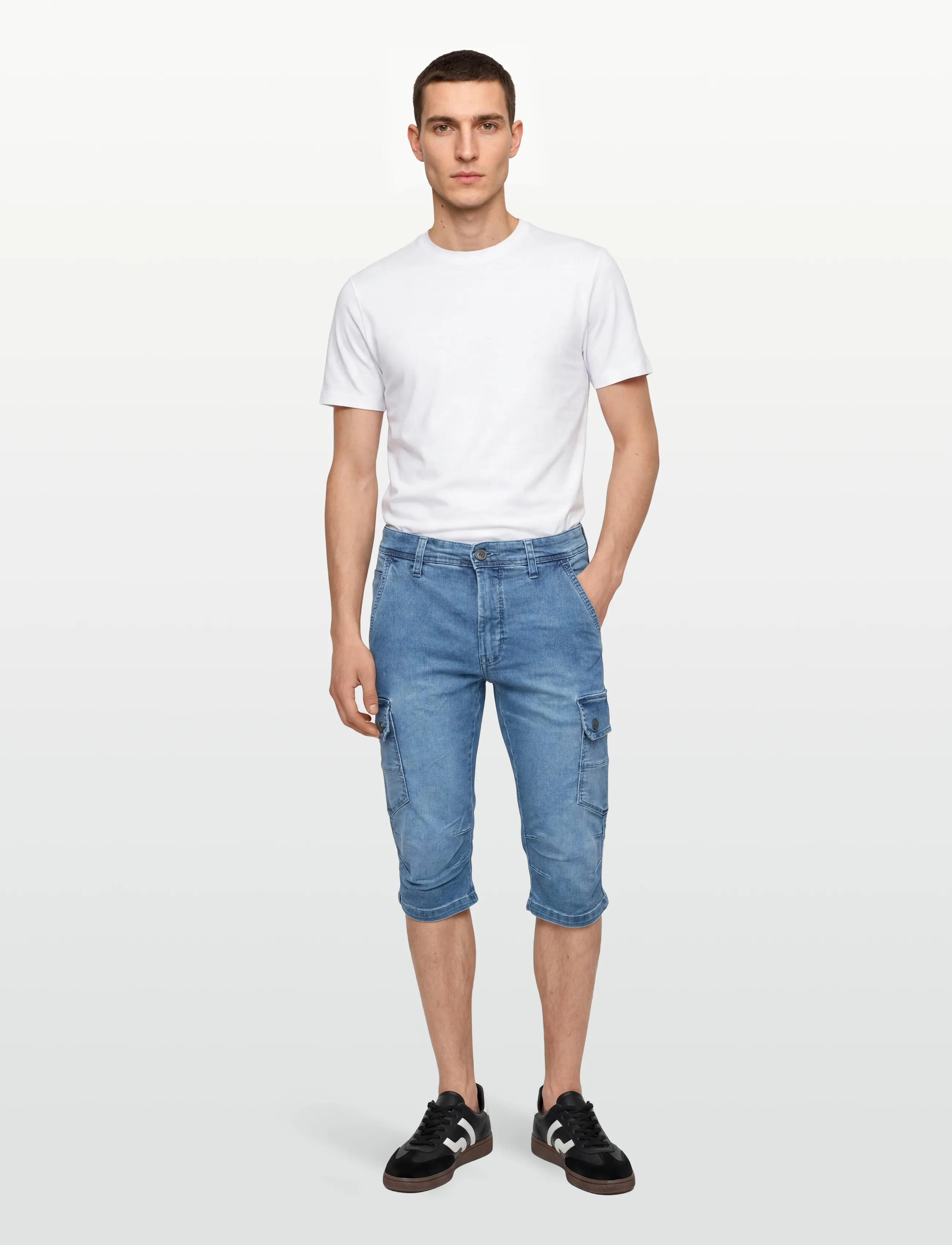 Signal - GERHARDTSI DENIM SHORTS - men - dusty blue denim - 0