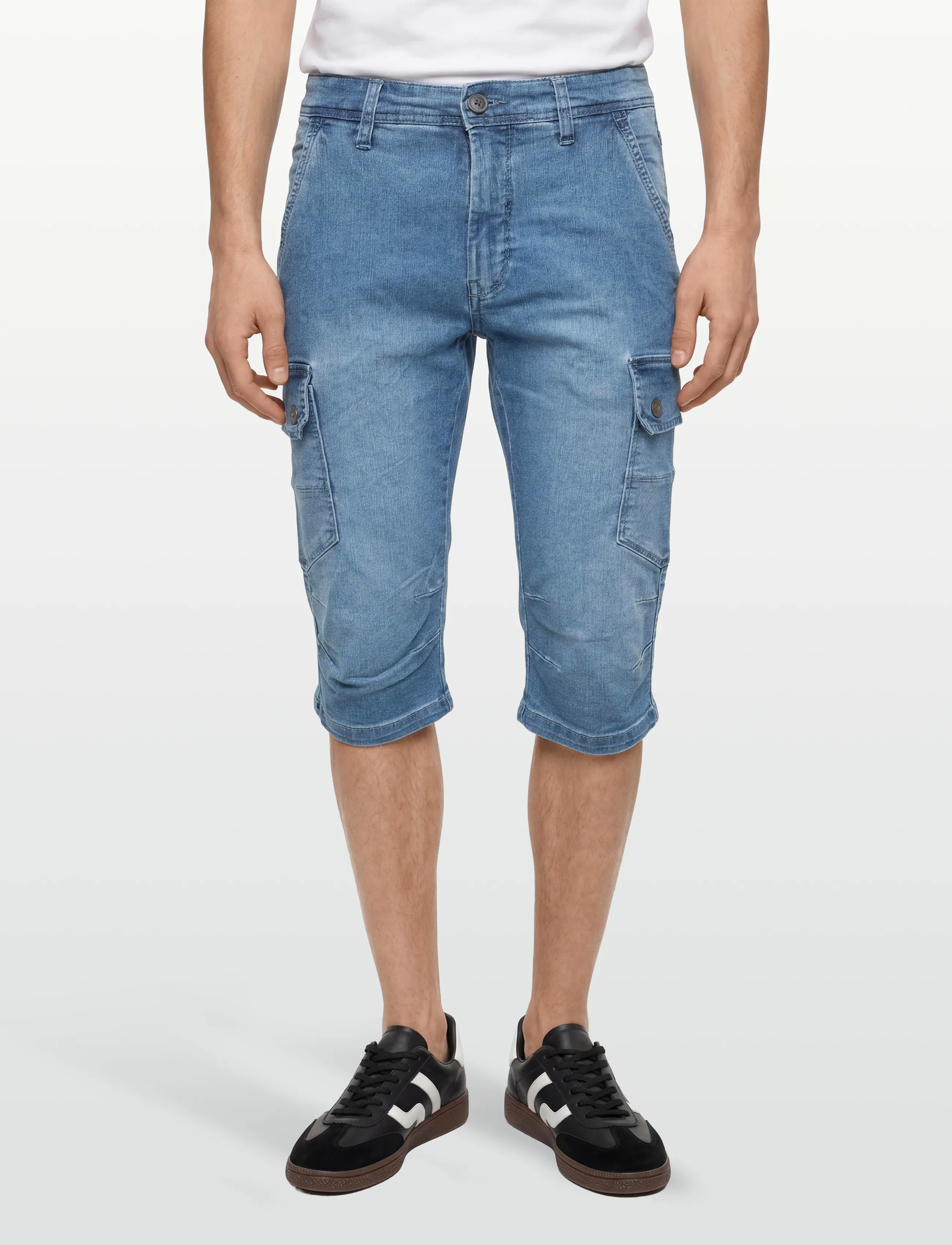 Signal - GERHARDTSI DENIM SHORTS - men - dusty blue denim - 5
