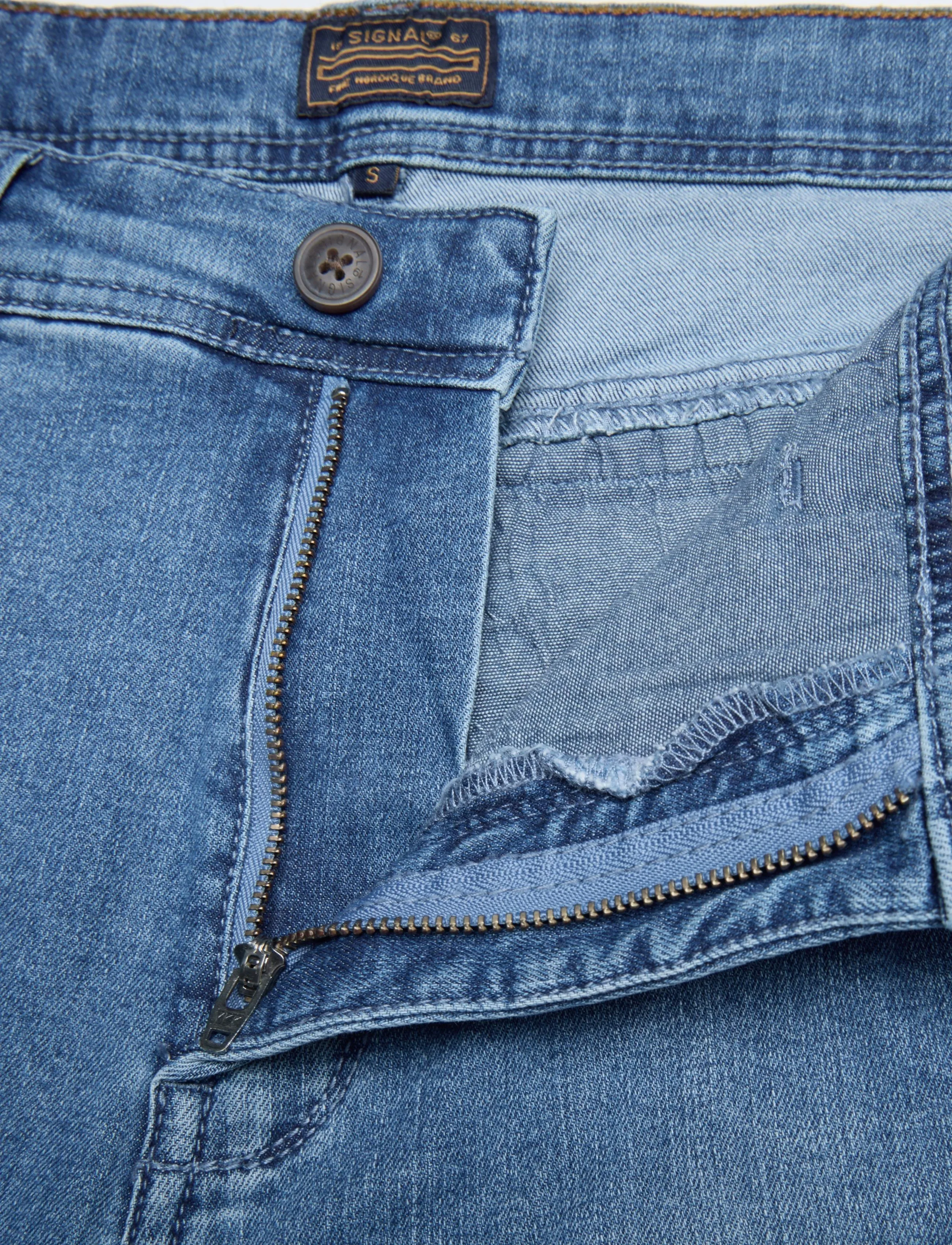 Signal - GERHARDTSI DENIM SHORTS - men - dusty blue denim - 4