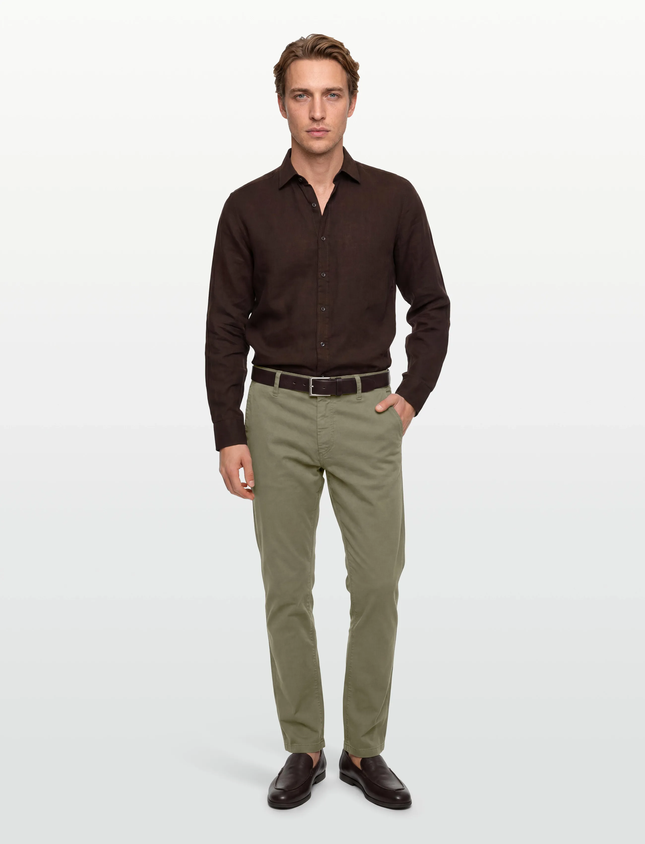 Signal - VICTORSI CHINO - chinos - brown crocodile - 0