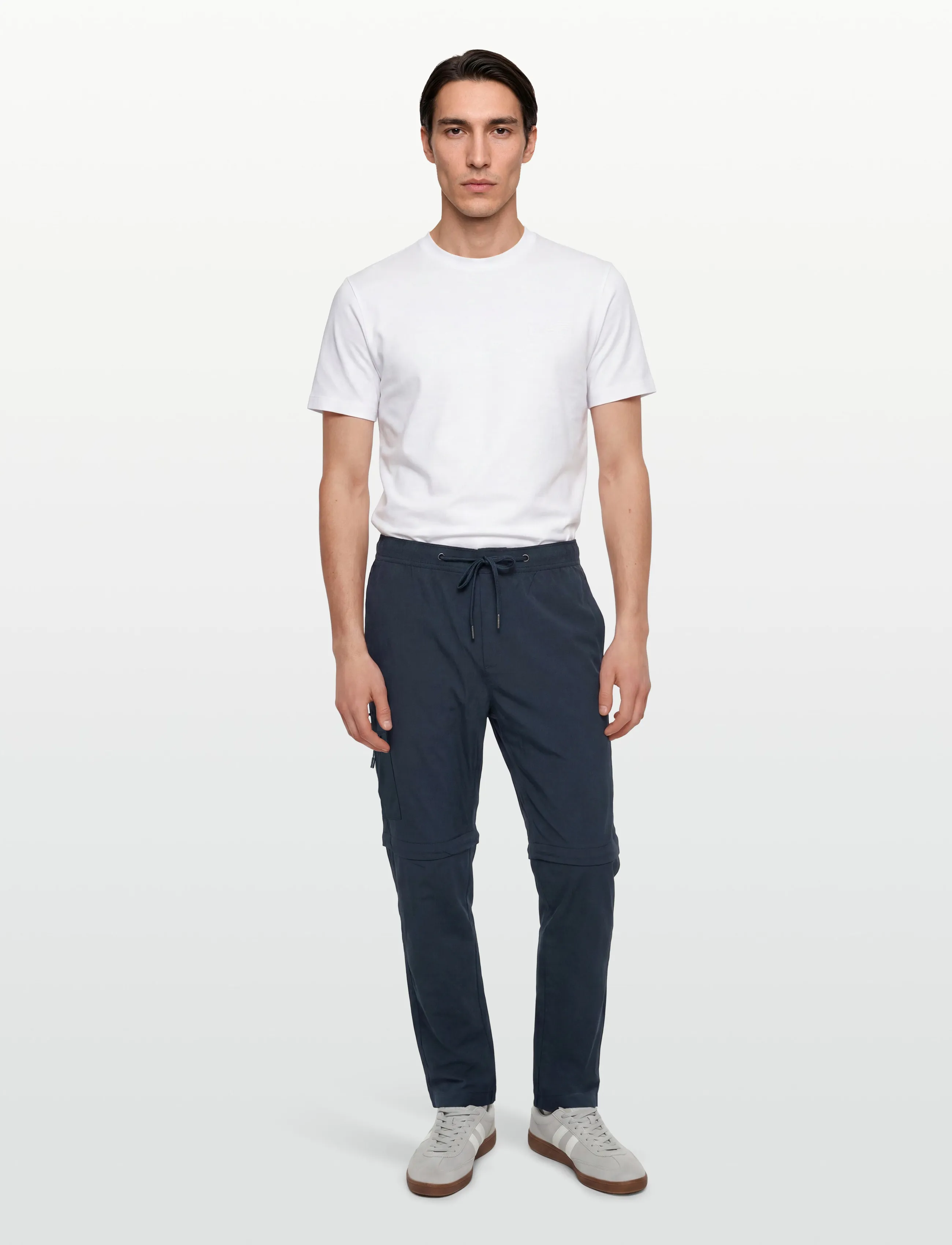 Signal - HANESSI ZIP-OFF - casual trousers - deep marine - 0