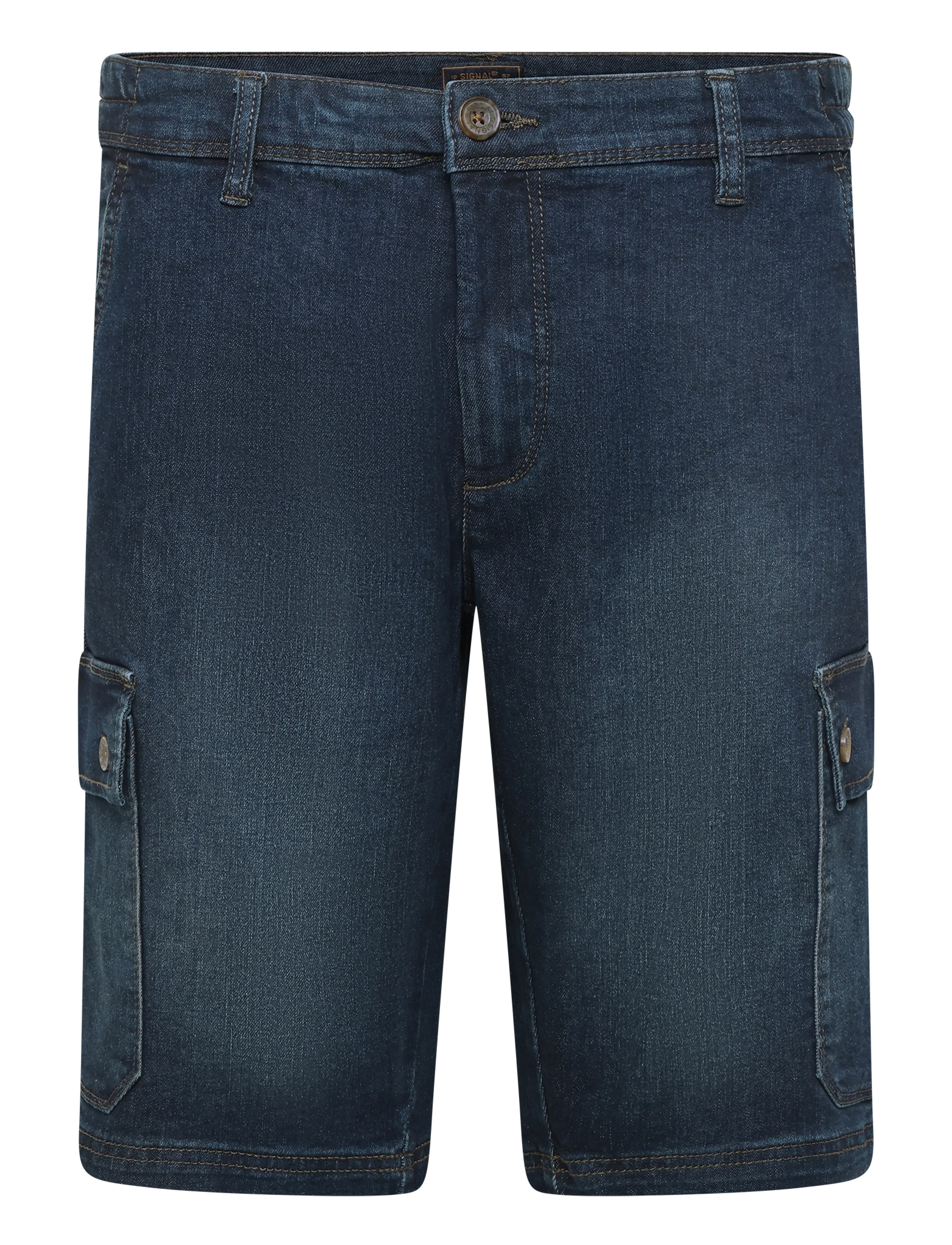 Signal KENSI DENIM - Shorts - SOFT BLUE / navy