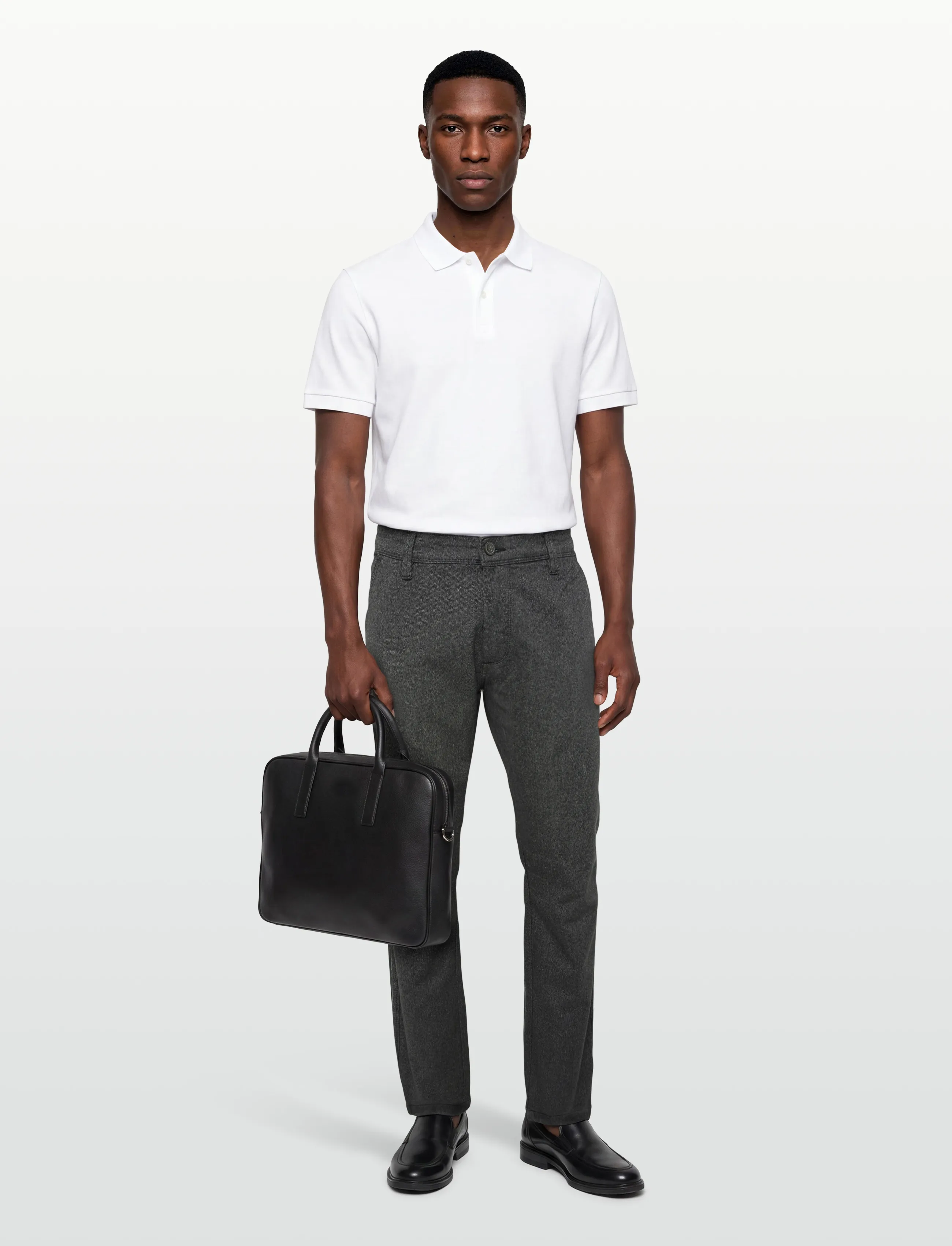 Signal - VICTORSI WOOL LOOK - casual trousers - black - 0