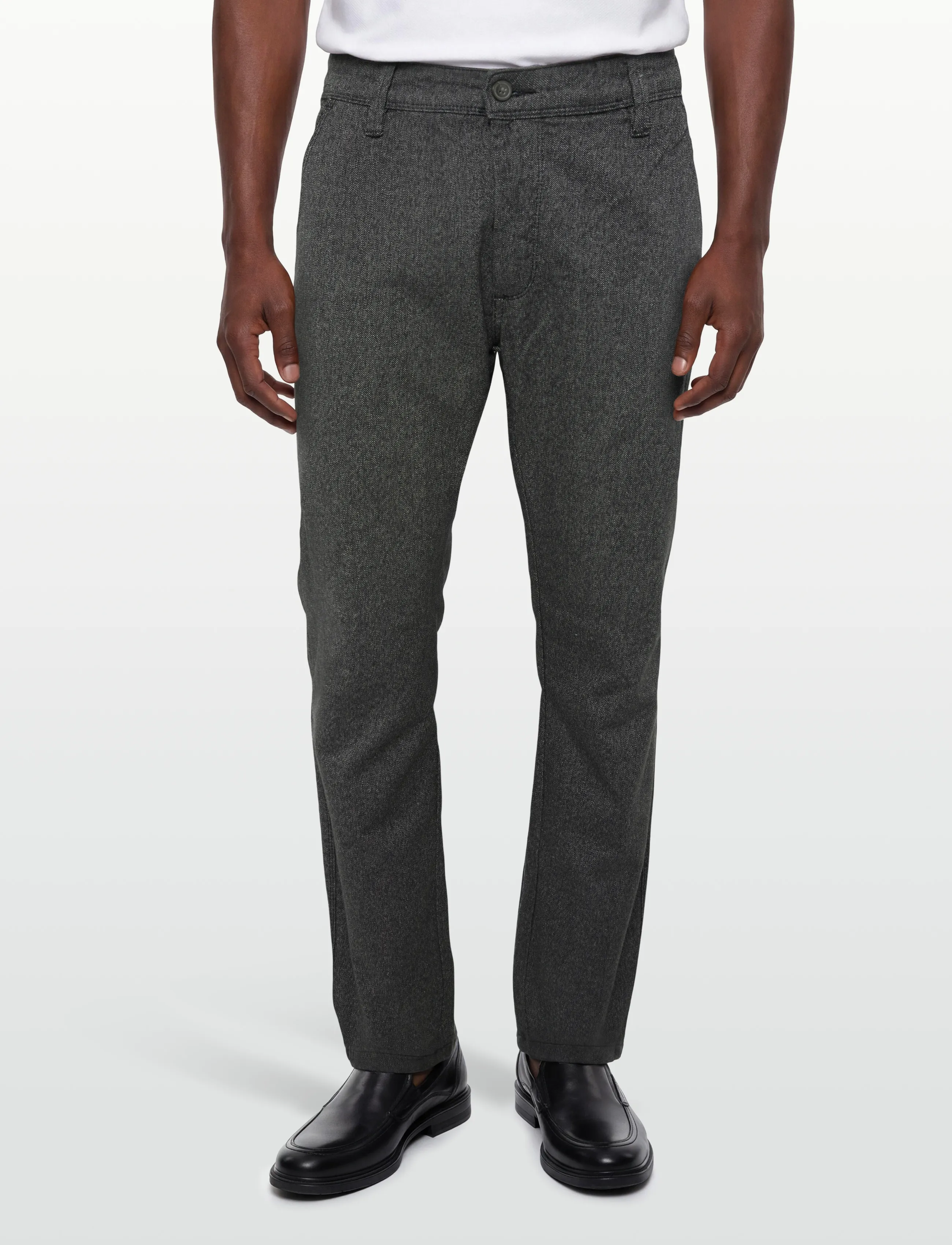 Signal - VICTORSI WOOL LOOK - casual trousers - black - 3