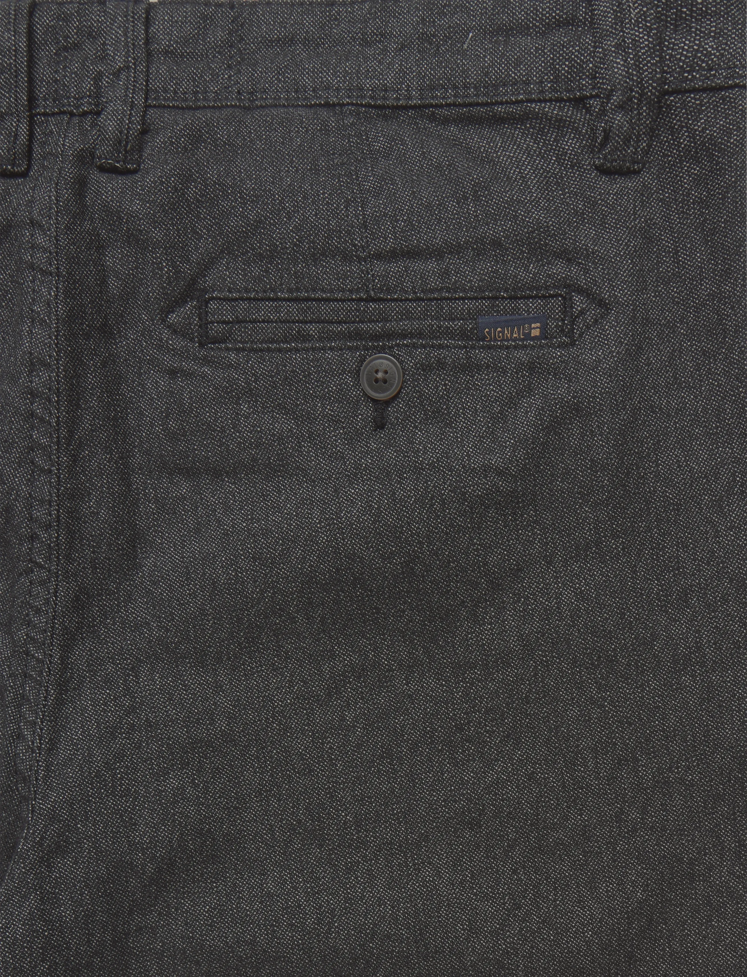 Signal - VICTORSI WOOL LOOK - casual trousers - black - 5