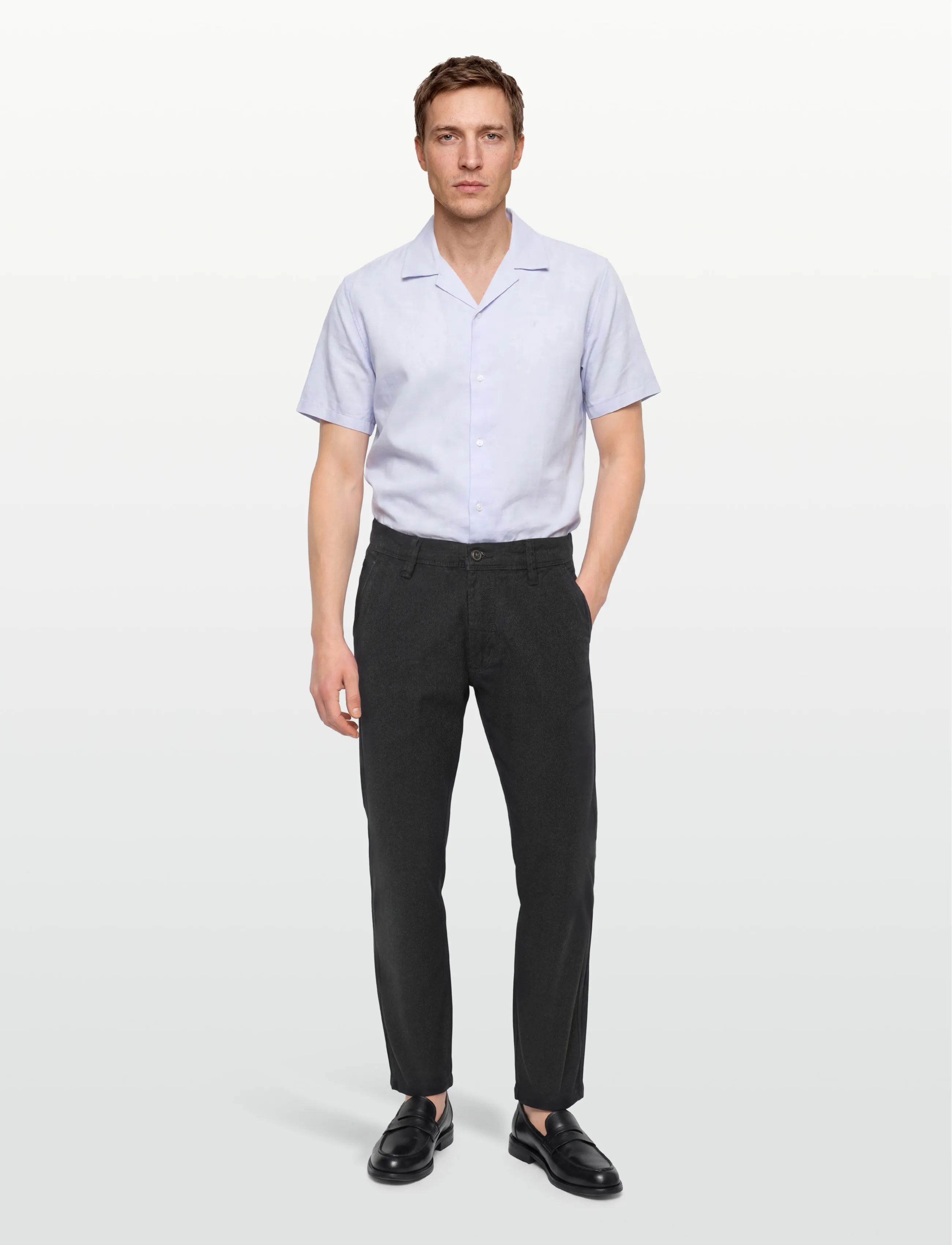Signal - VICTORSI WOOL LOOK - casual bukser - grey volcano - 0