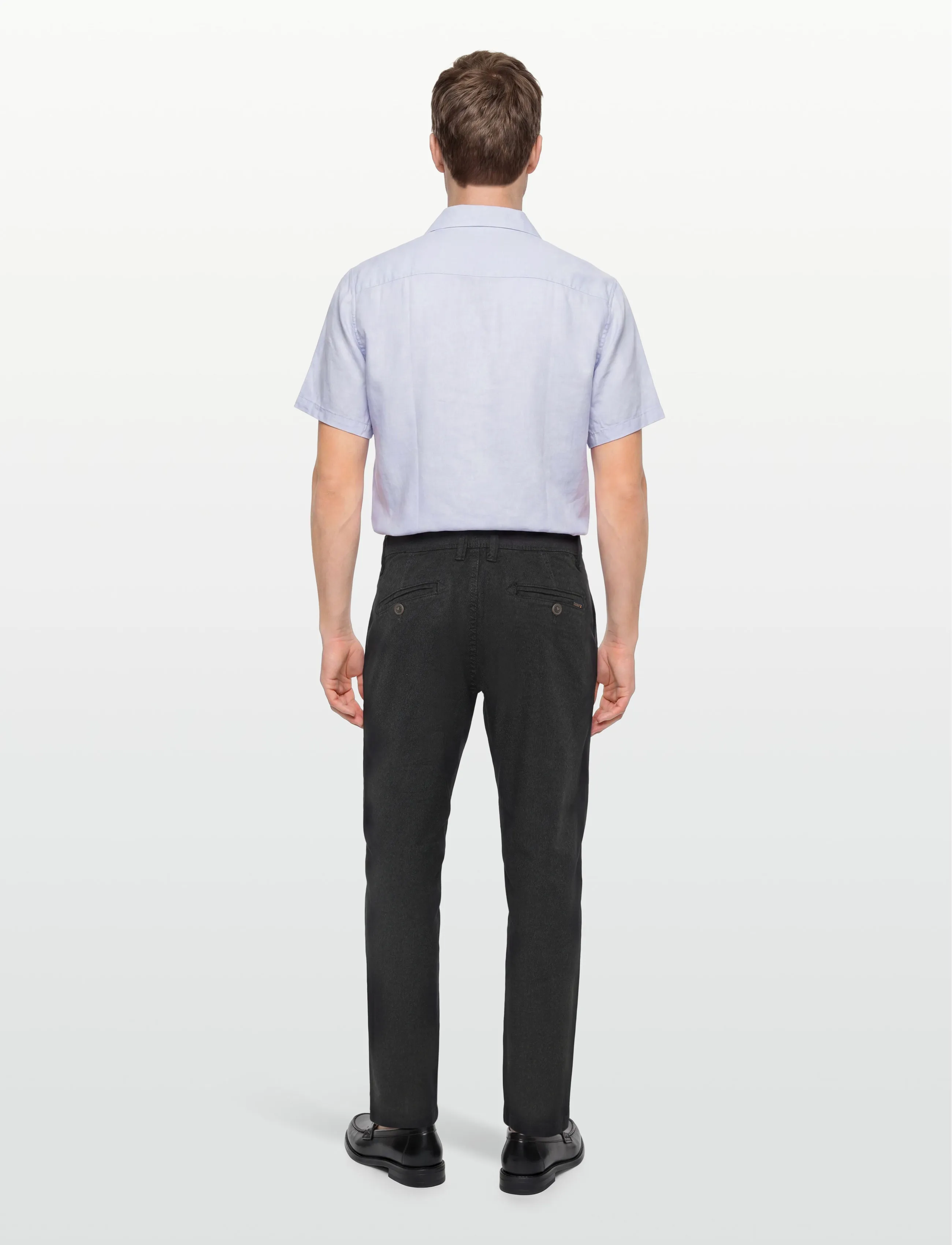 Signal - VICTORSI WOOL LOOK - casual bukser - grey volcano - 4