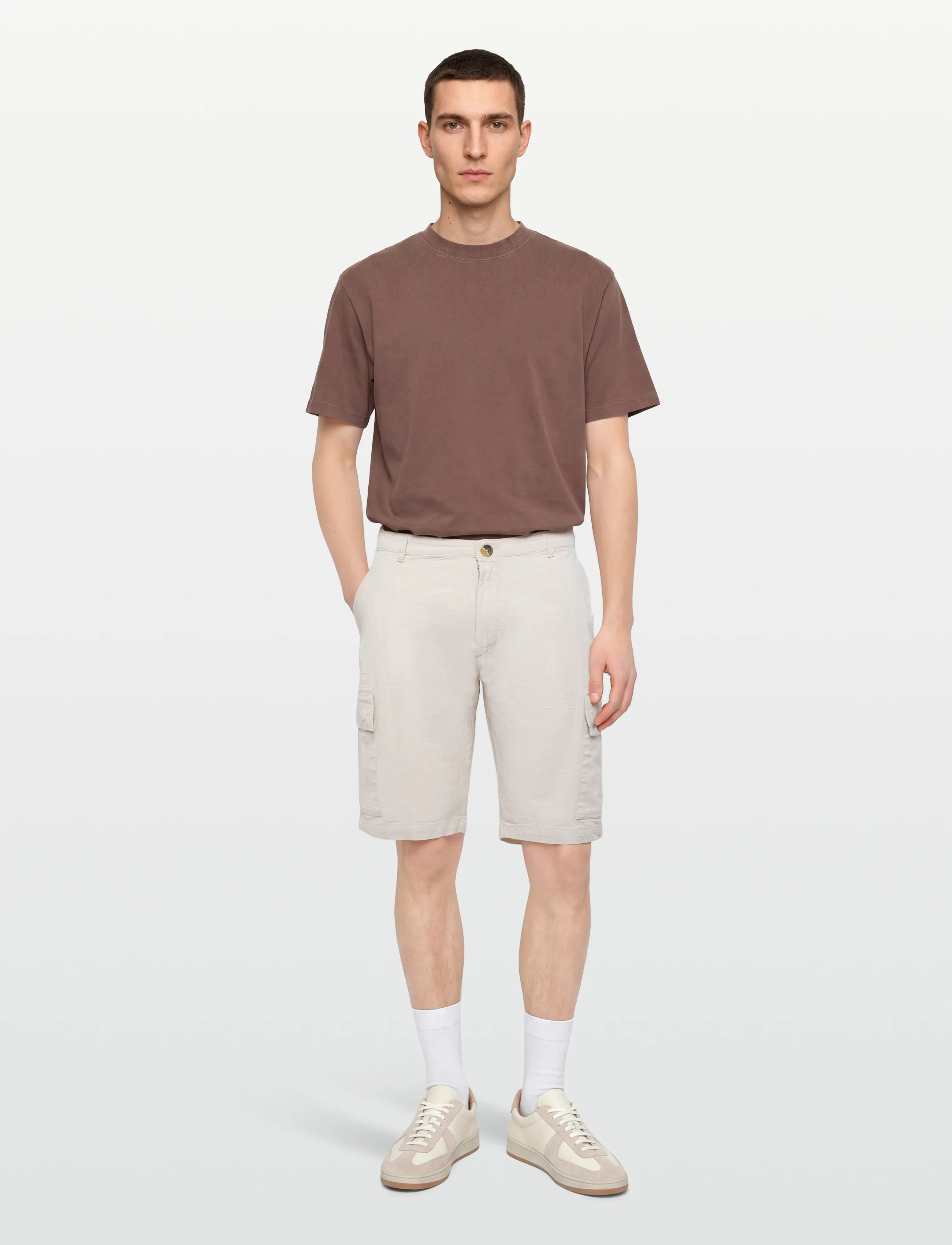 Signal - TIMBERSI LINEN LOOK - casual shorts - creamy - 0