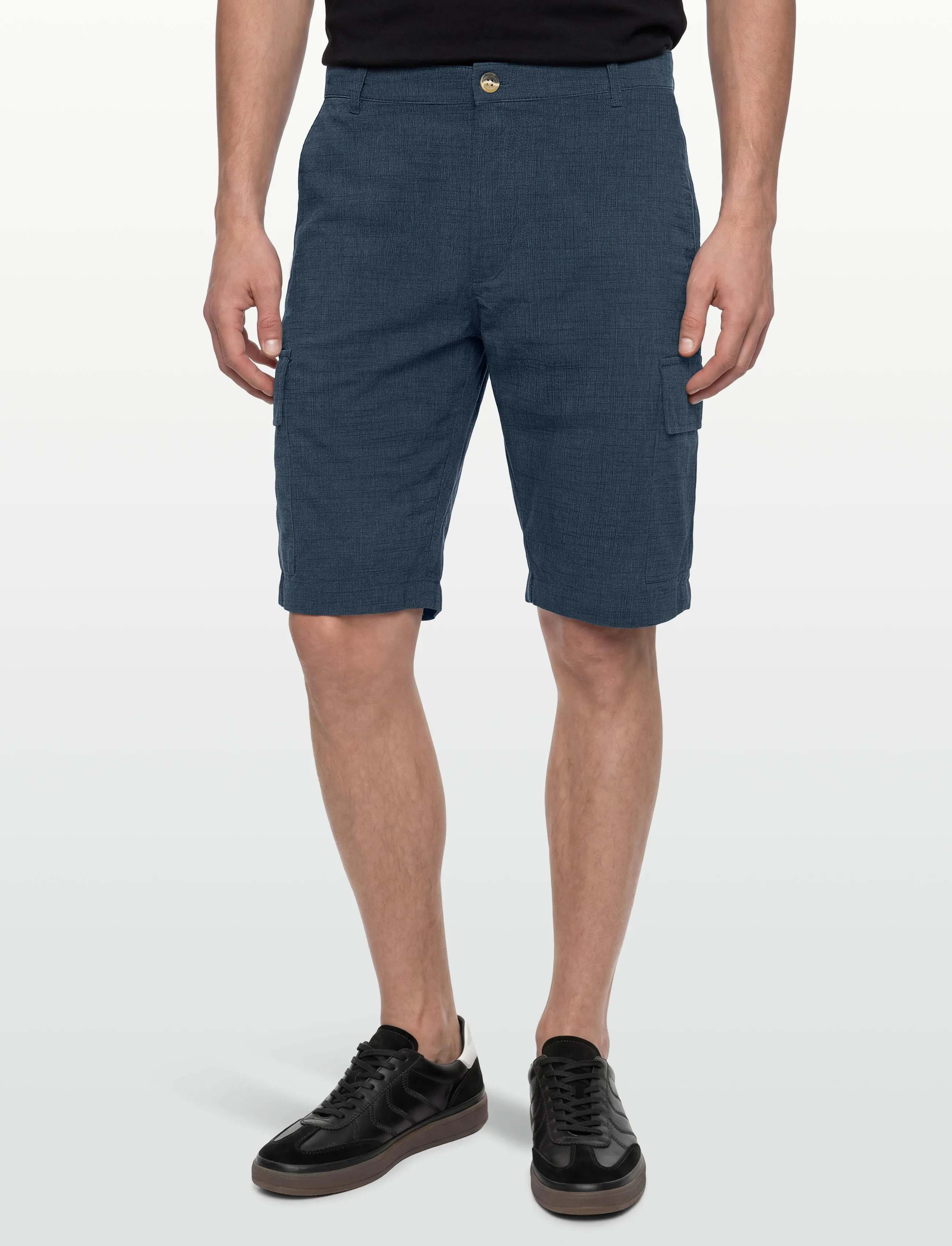 Signal - TIMBERSI LINEN LOOK - casual shorts - deep marine - 3