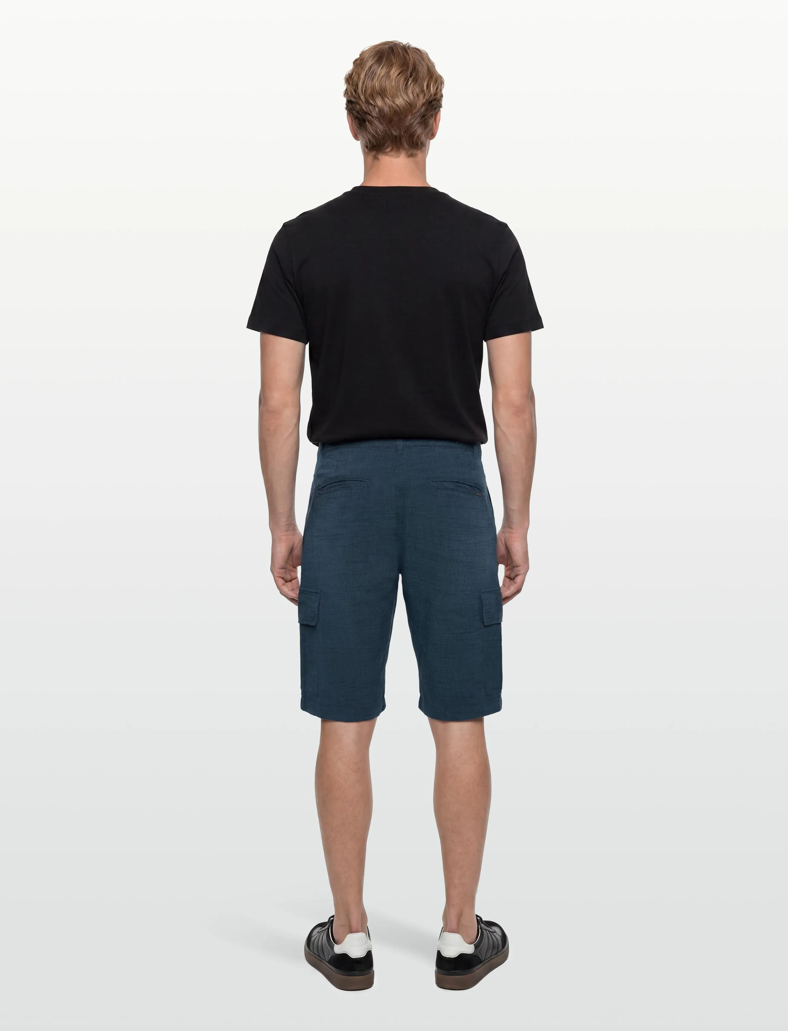 Signal - TIMBERSI LINEN LOOK - casual shorts - deep marine - 4