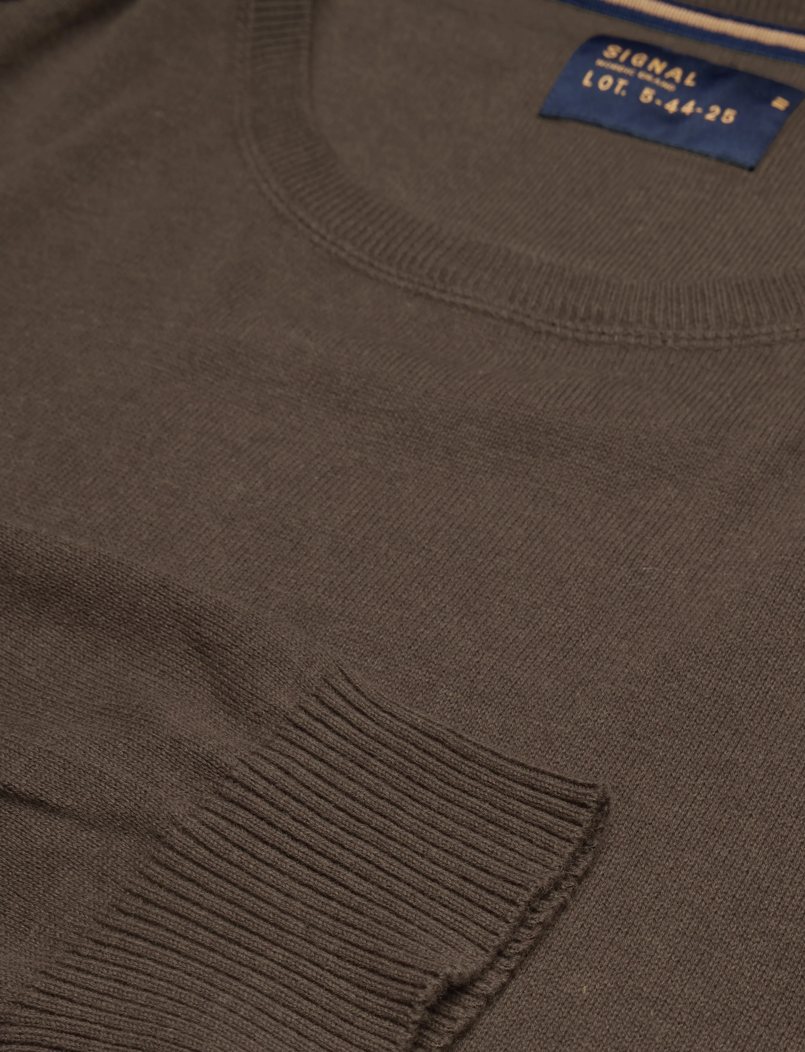Signal - VICESI CREW - basic-strickmode - chocolat brown melange - 5