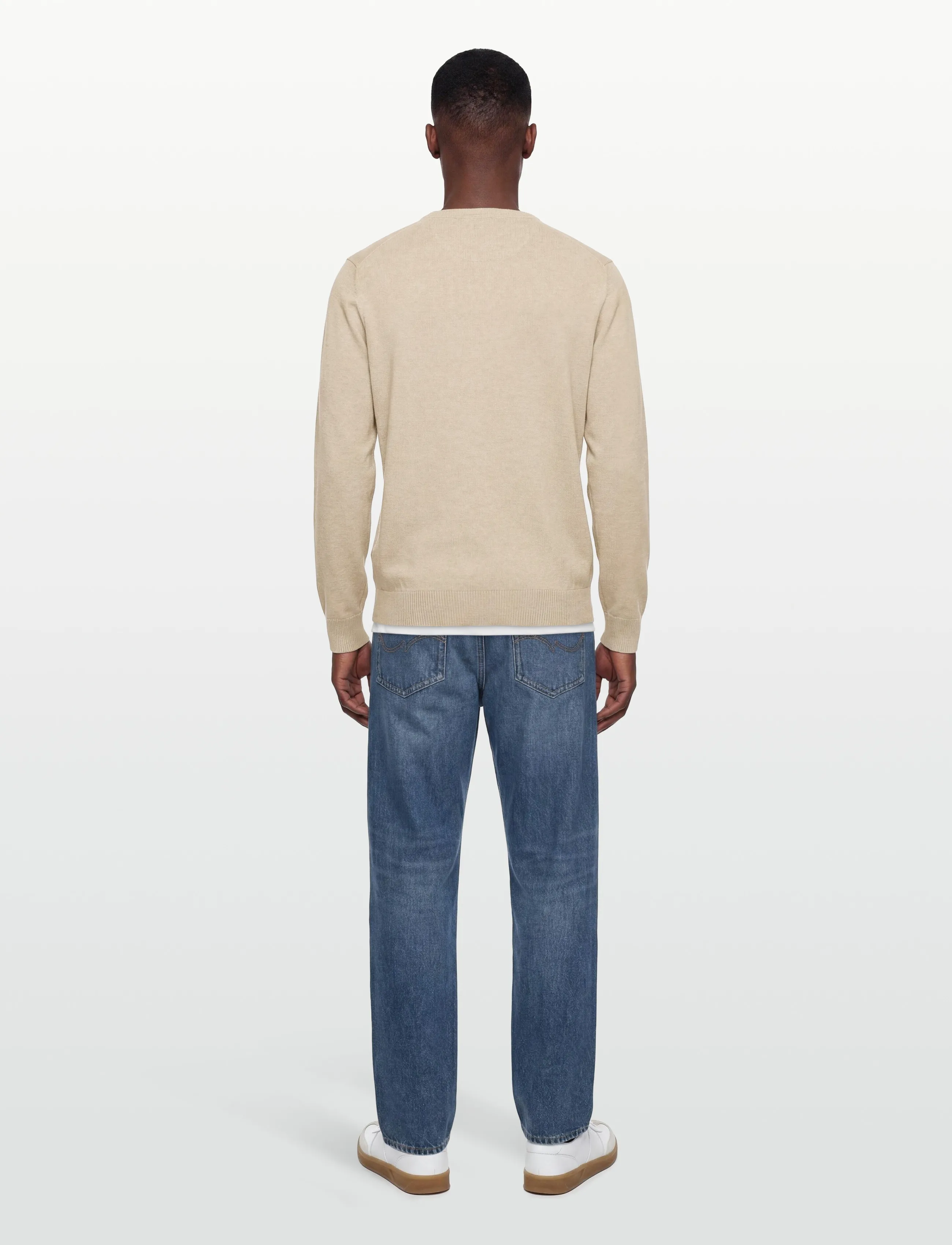 Signal - VICESI CREW - basic-strickmode - straw beige mel - 4