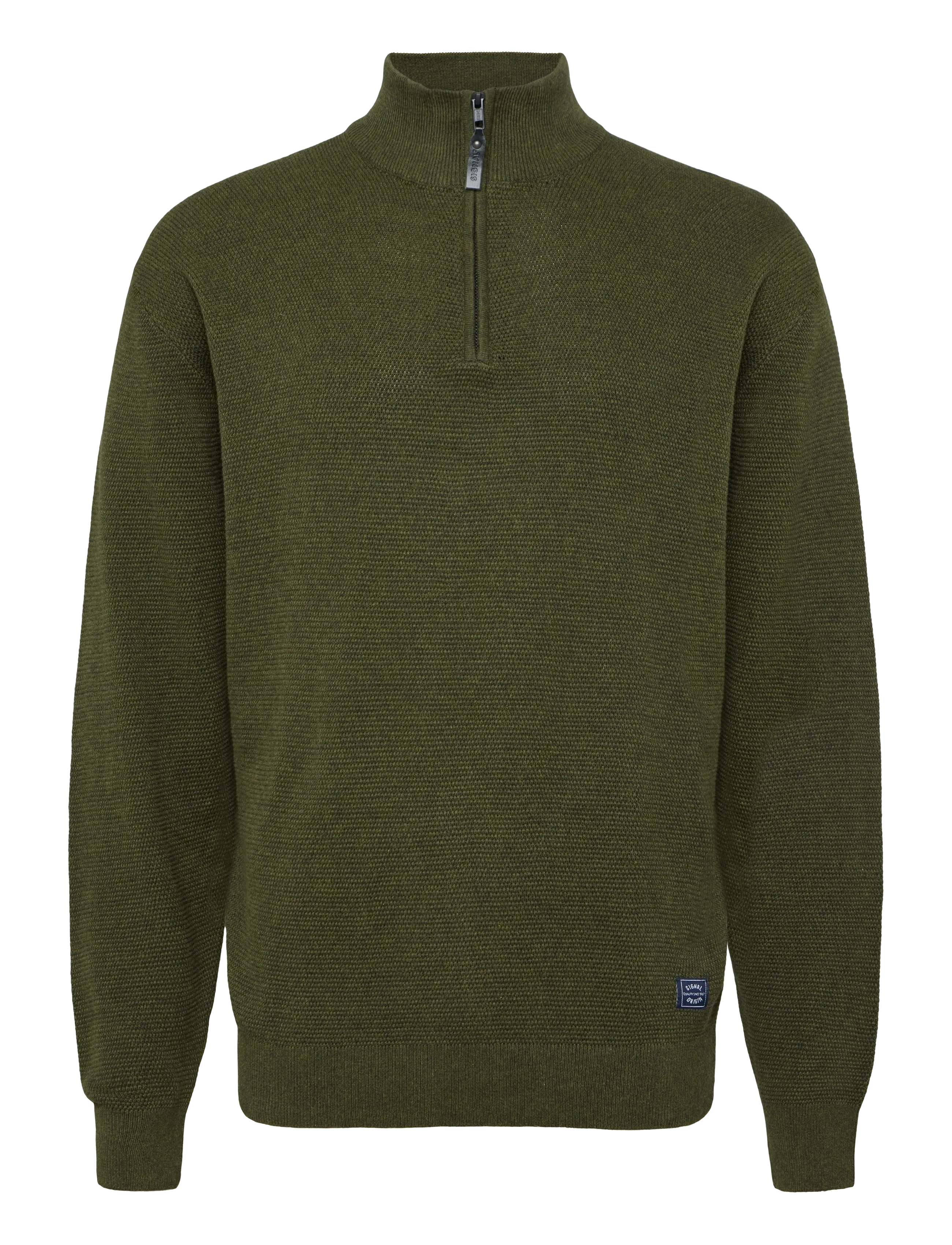 SIGNAL Jonas Half Zip Khaki - XXL - Herren