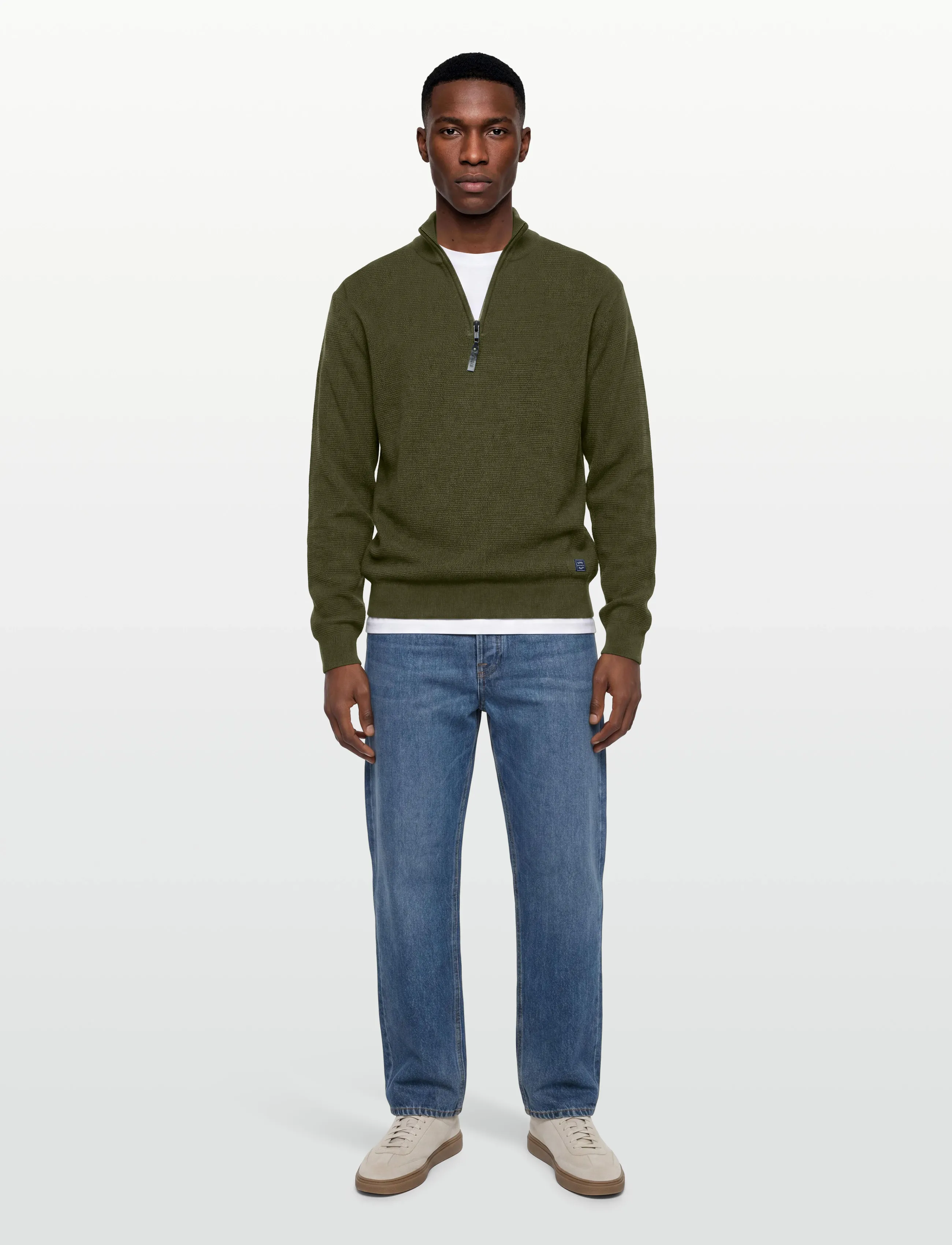 Signal - JONAS HALF ZIP - mehed - ivy green melange - 0