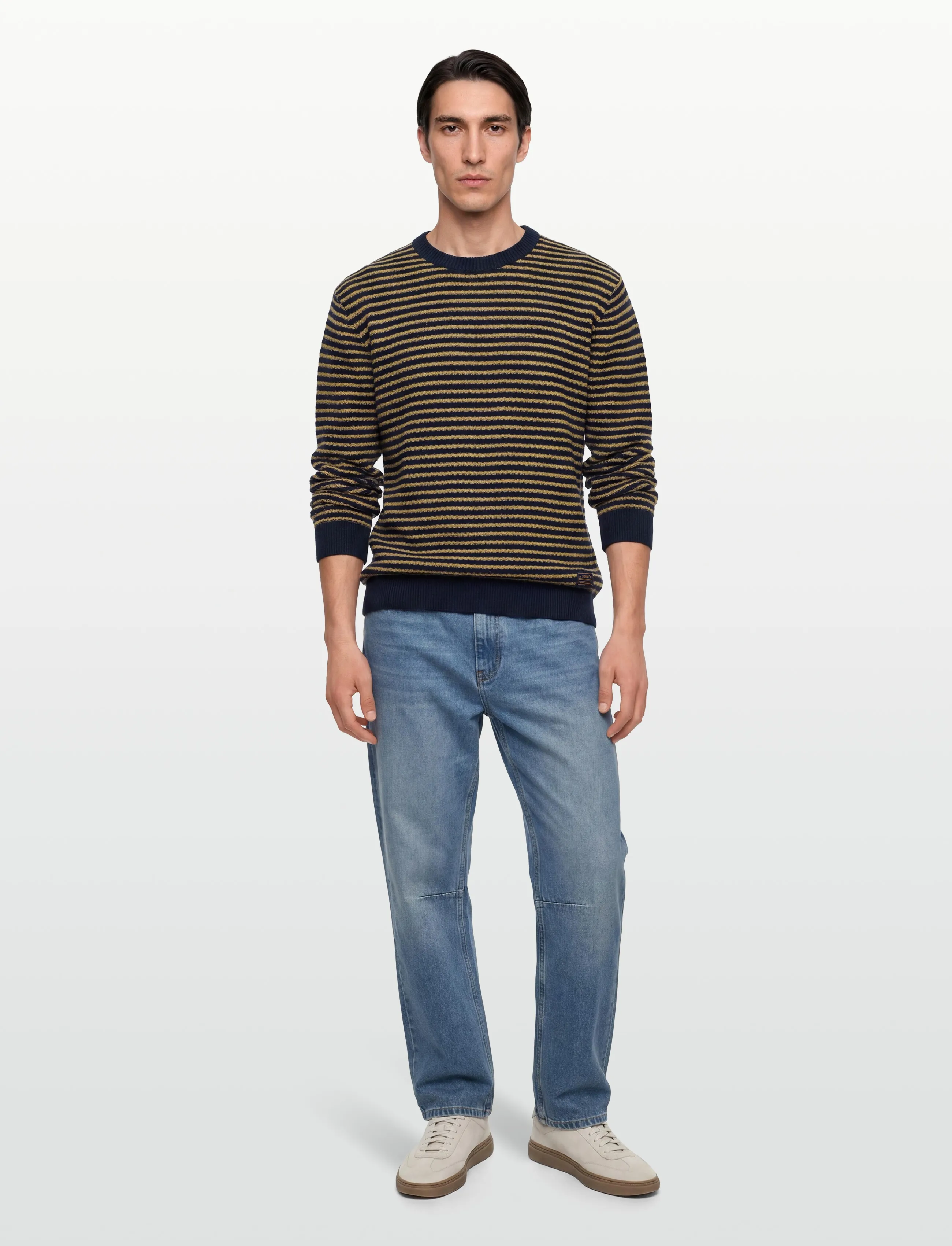 Signal - SINILO STRIPE - basic-strickmode - straw beige - 0