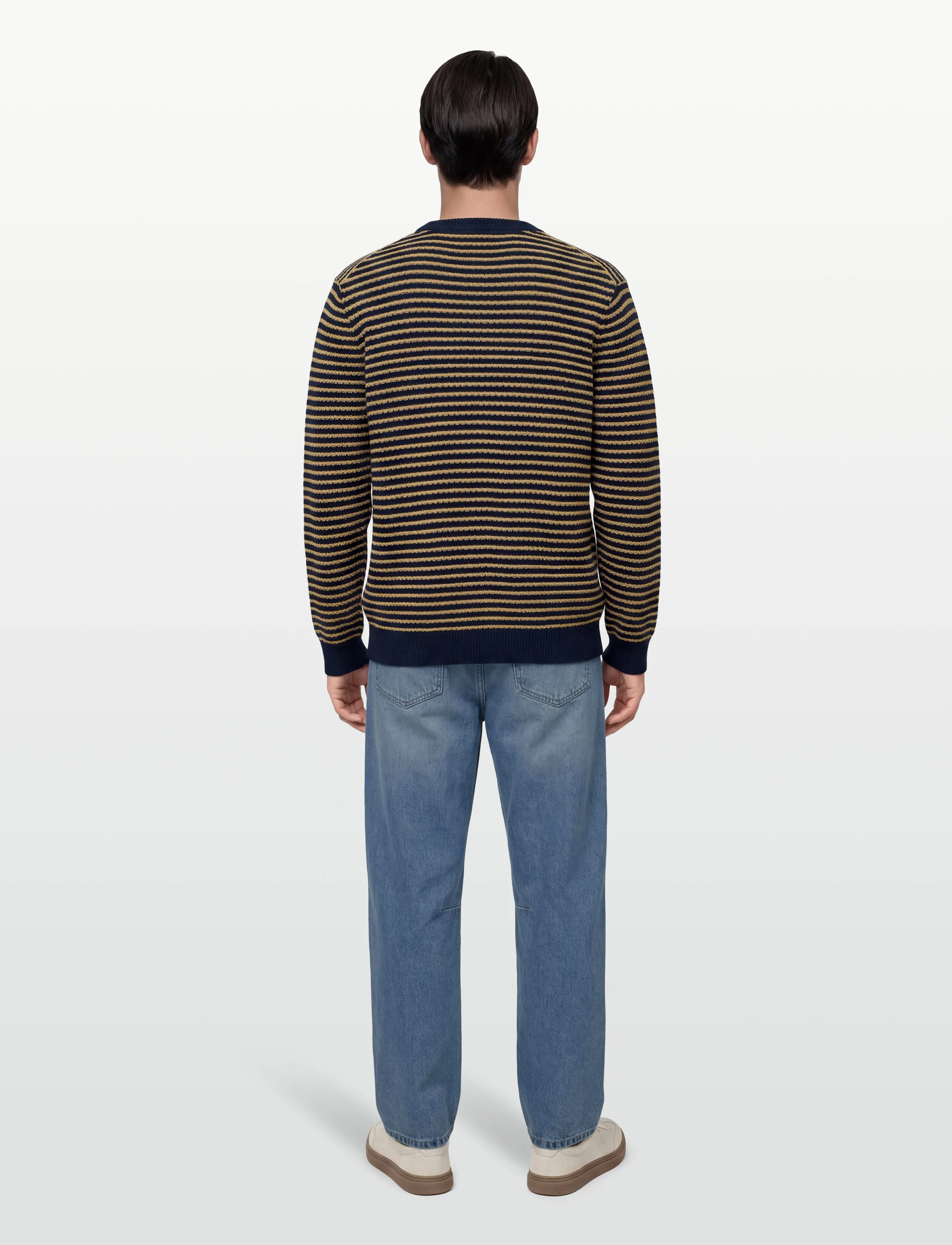 Signal - SINILO STRIPE - basic-strickmode - straw beige - 4