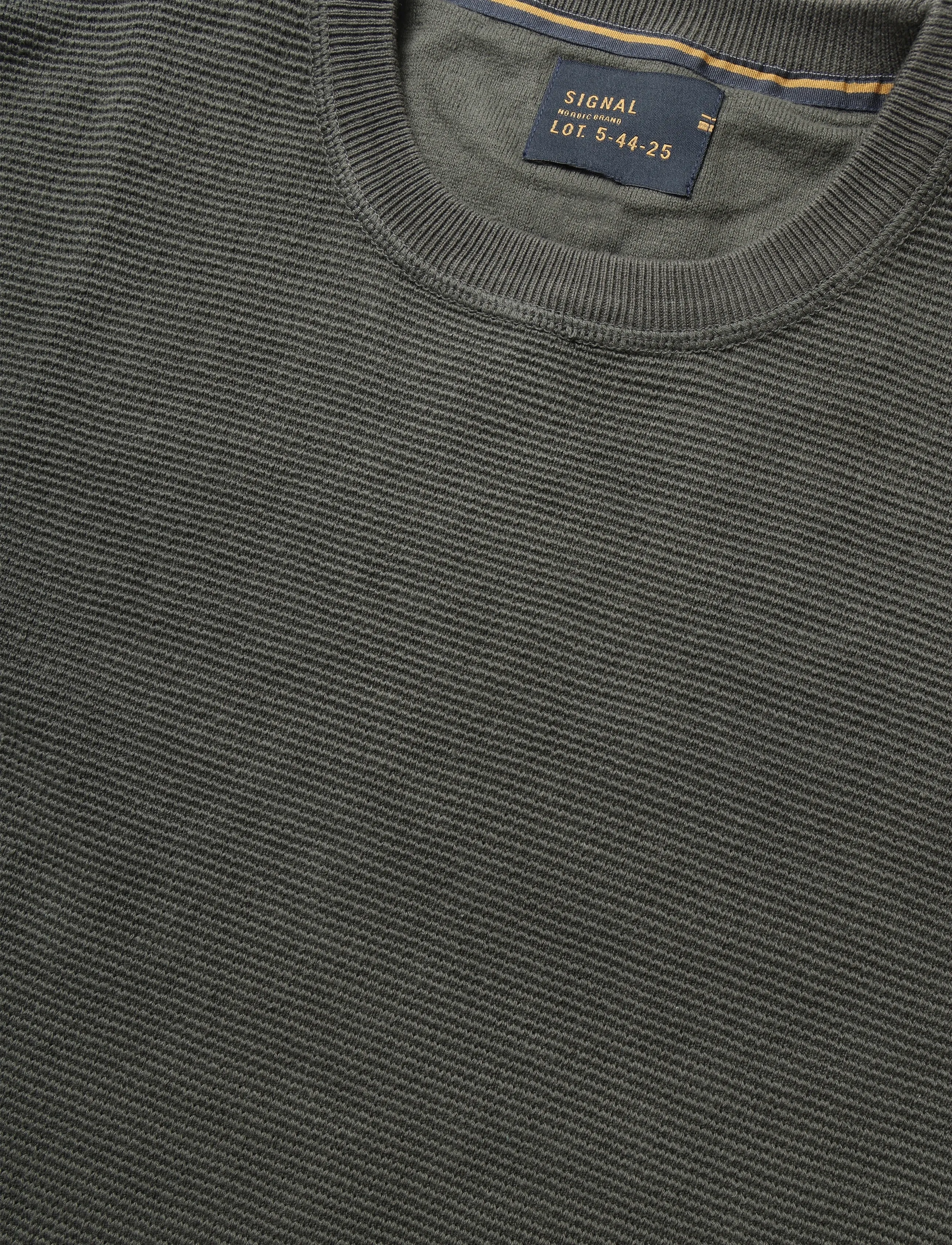 Signal - SIVILLY STRUCTURE CREW - strik med rund hals - shadow grey - 2