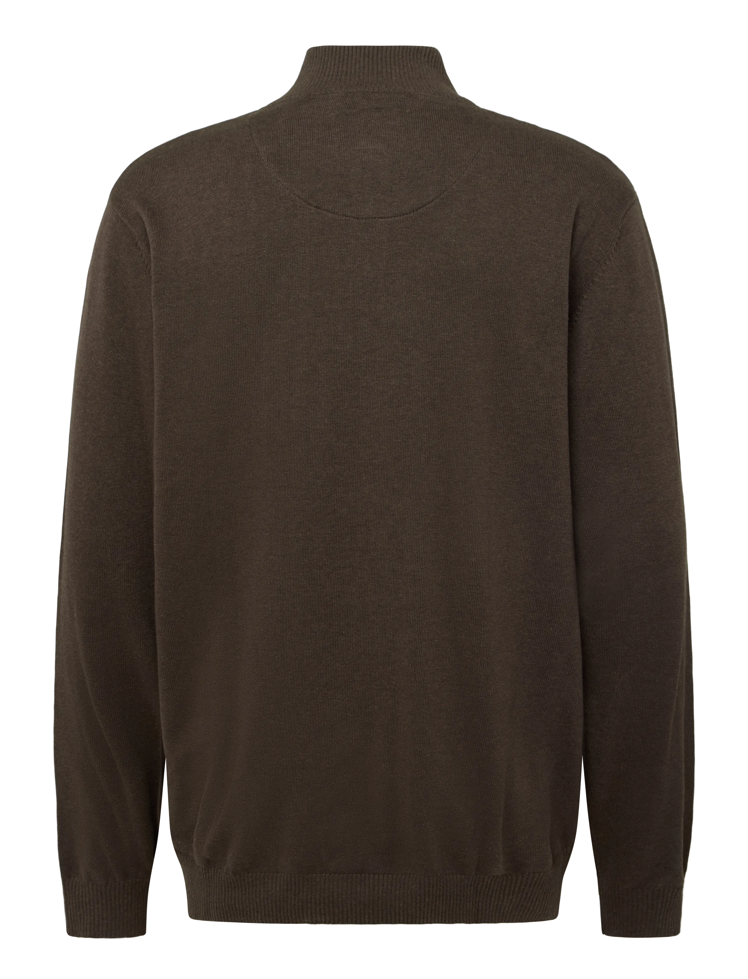 Signal - KLAUSSI HALFZIP - män - chocolat brown melange - 2