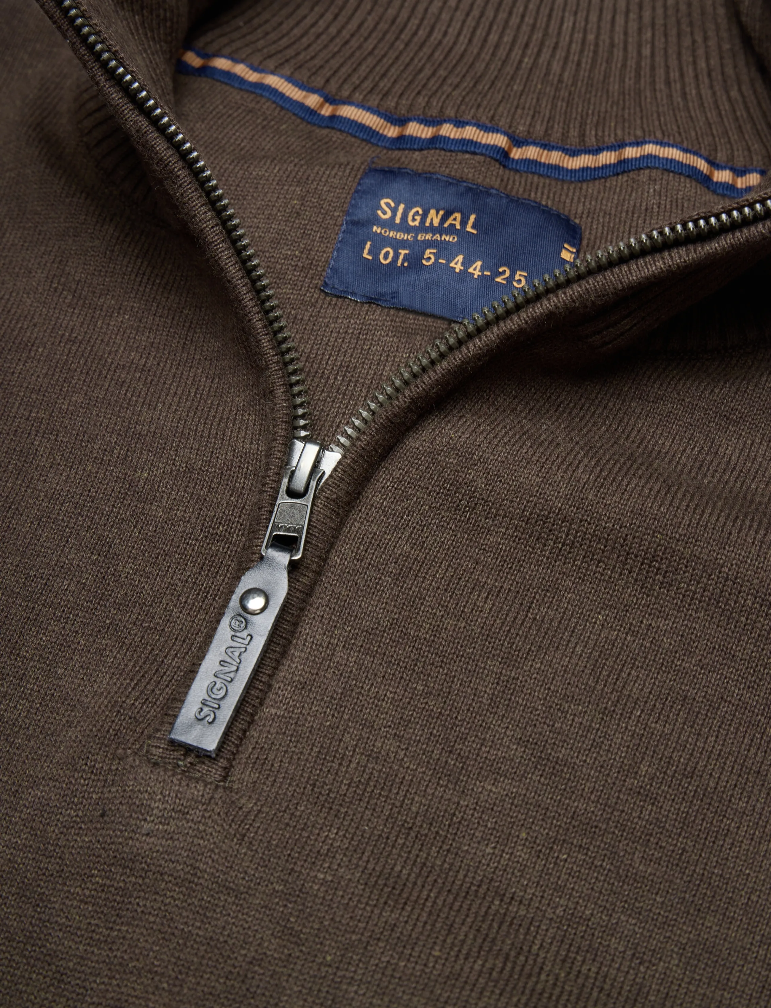 Signal - KLAUSSI HALFZIP - män - chocolat brown melange - 5