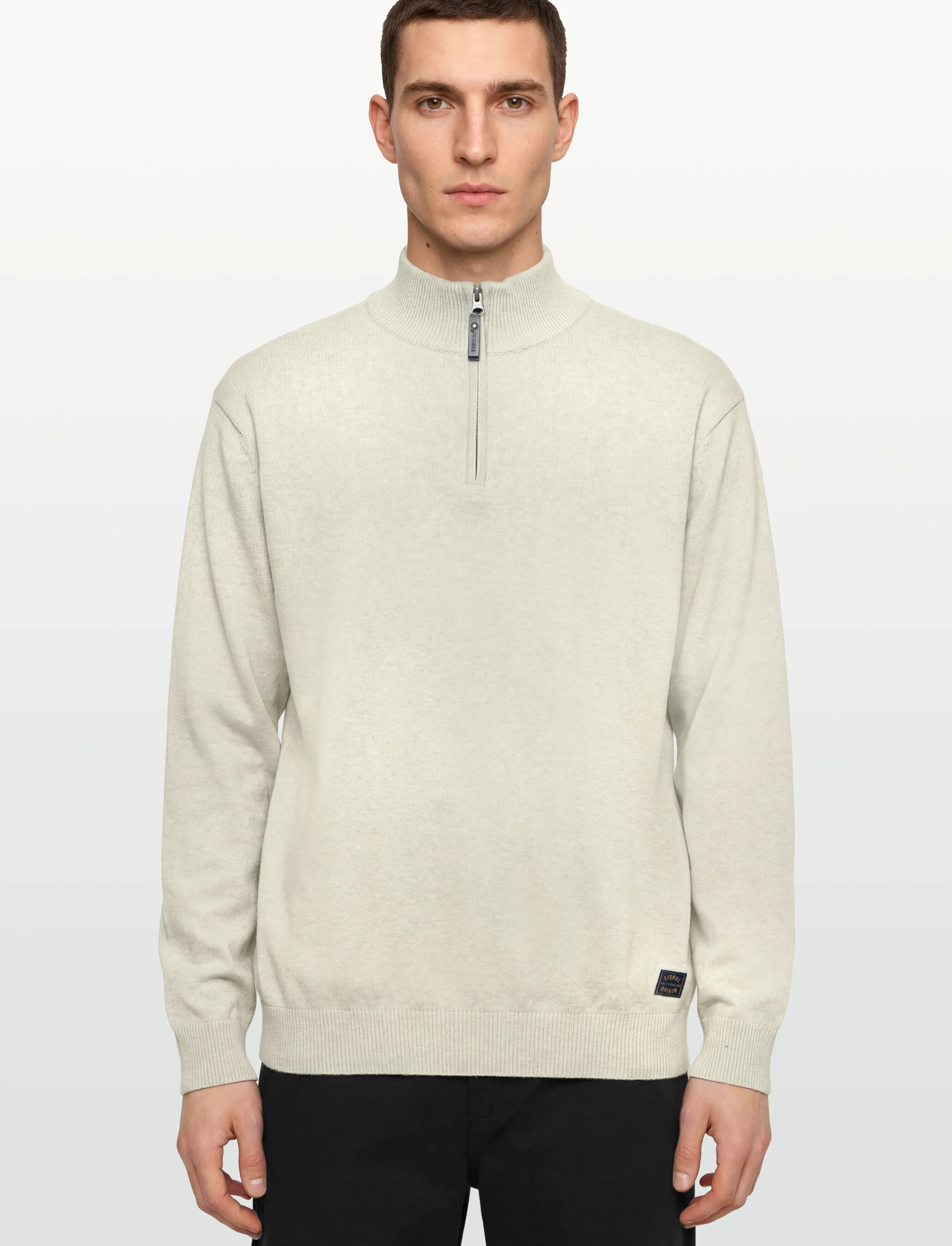 Signal - KLAUSSI HALFZIP - män - creamy mel - 3