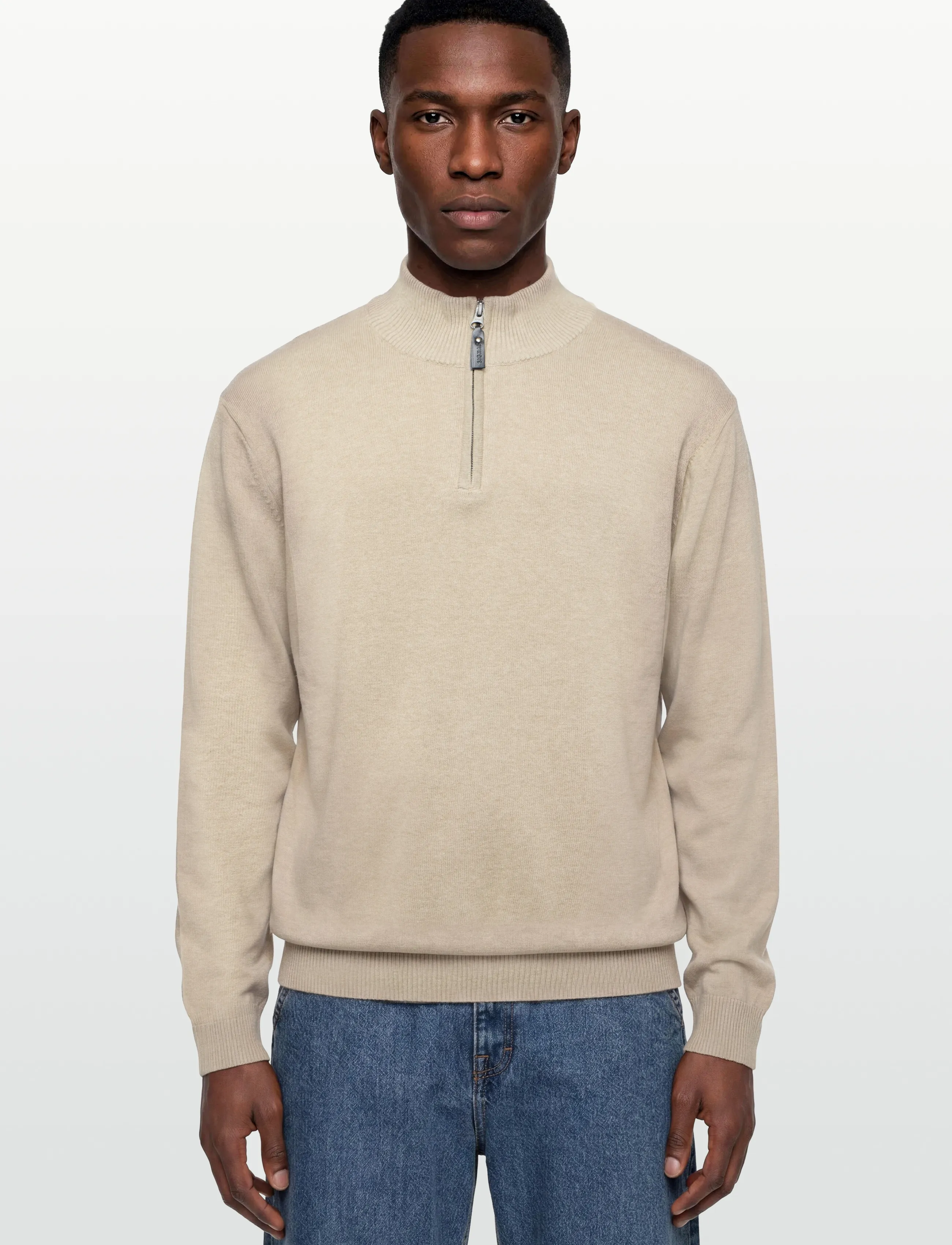 Signal - KLAUSSI HALFZIP - mehed - straw beige mel - 3