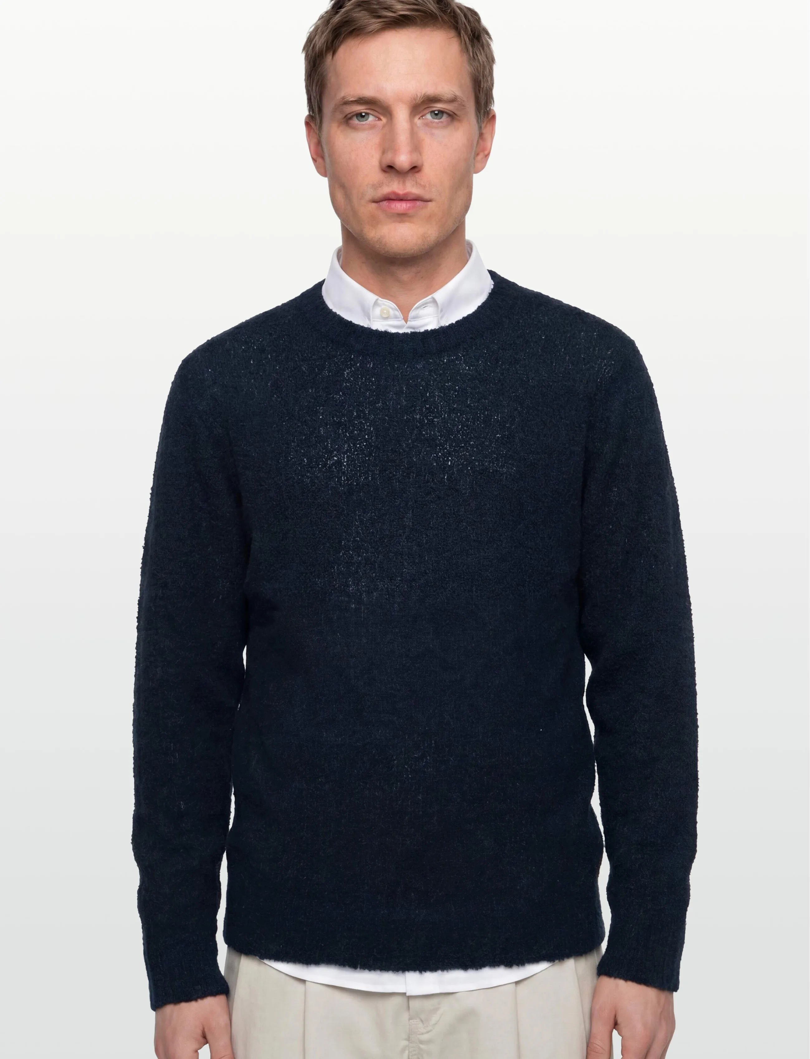Signal - KRESTENSI BOUCLE CREW - trøjer - deep marine - 4