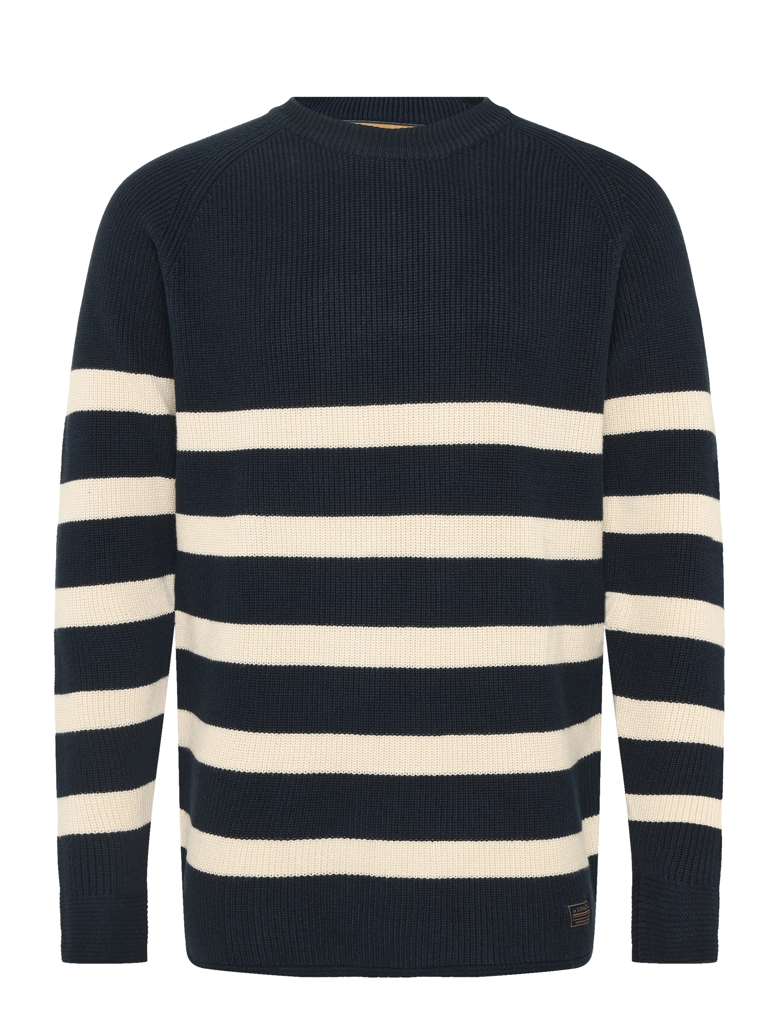 Signal KALVINSI RIB STRIPE - Rundhals - DEEP MARINE / navy