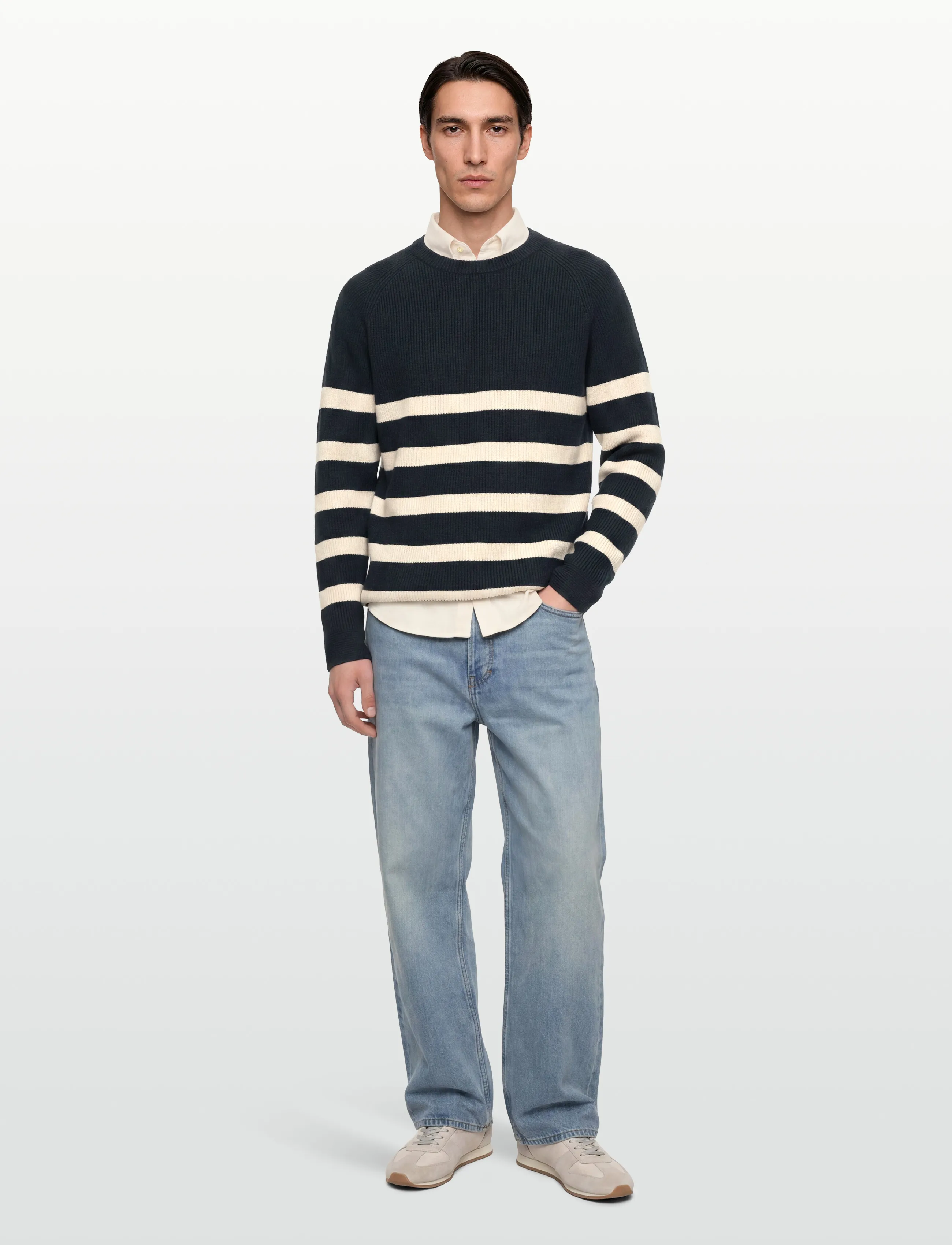 Signal - KALVINSI RIB STRIPE - trøjer - deep marine - 0