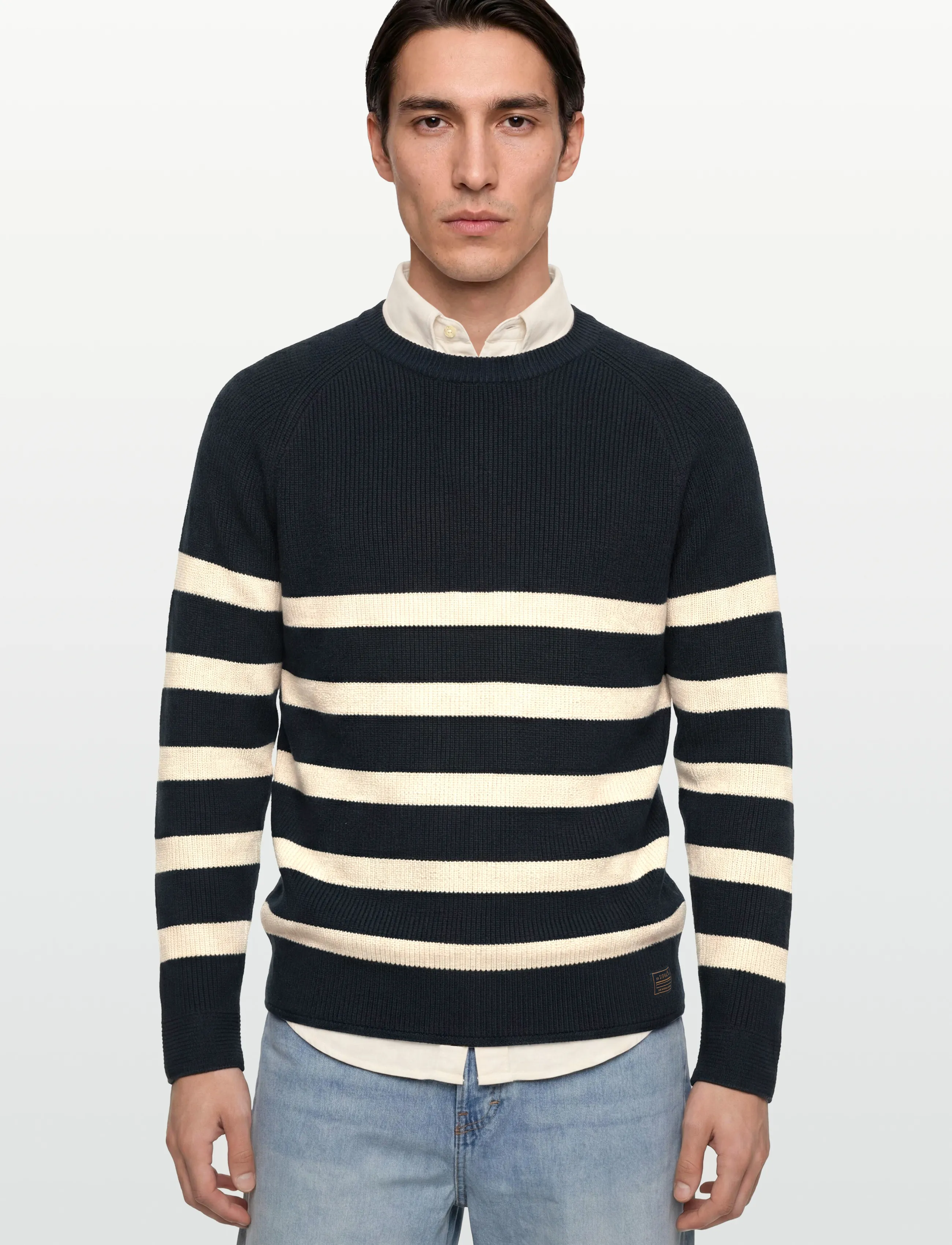 Signal - KALVINSI RIB STRIPE - trøjer - deep marine - 3