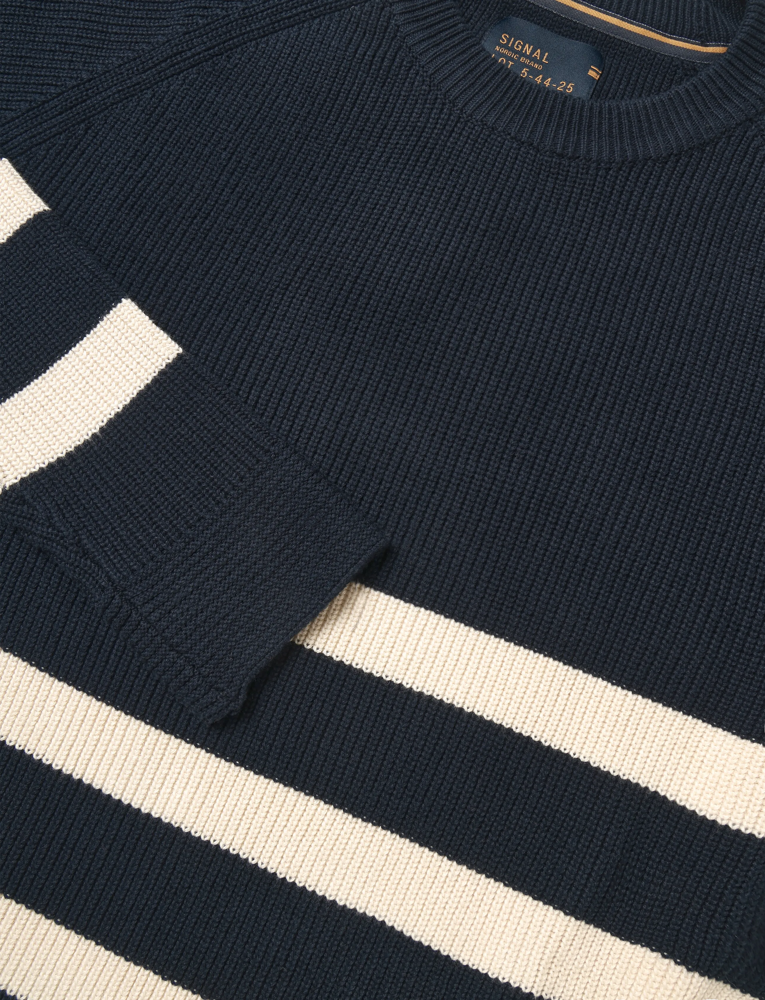 Signal - KALVINSI RIB STRIPE - trøjer - deep marine - 5