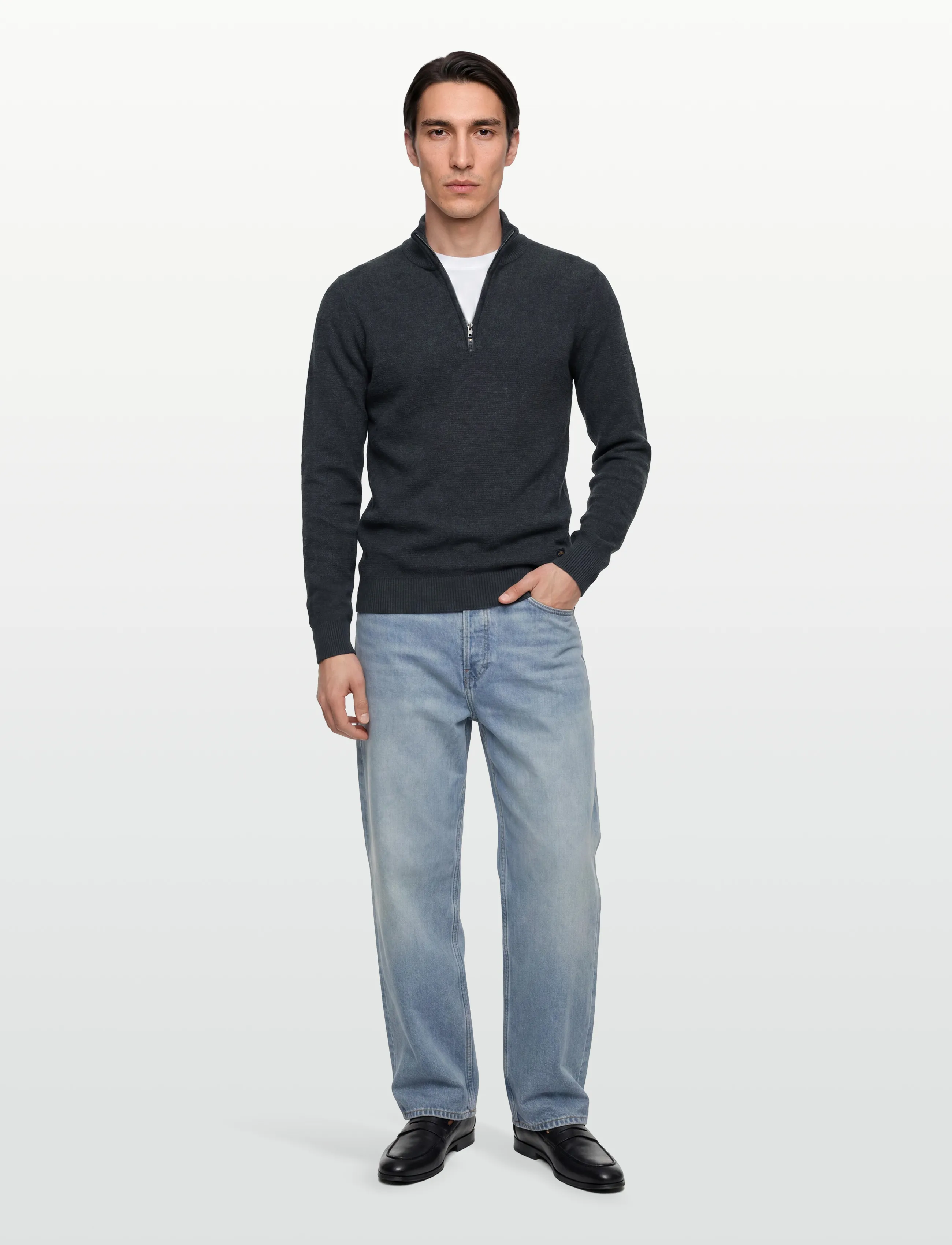 Signal - SISHAUN BF23 ZIP - men - dark grey melange - 0