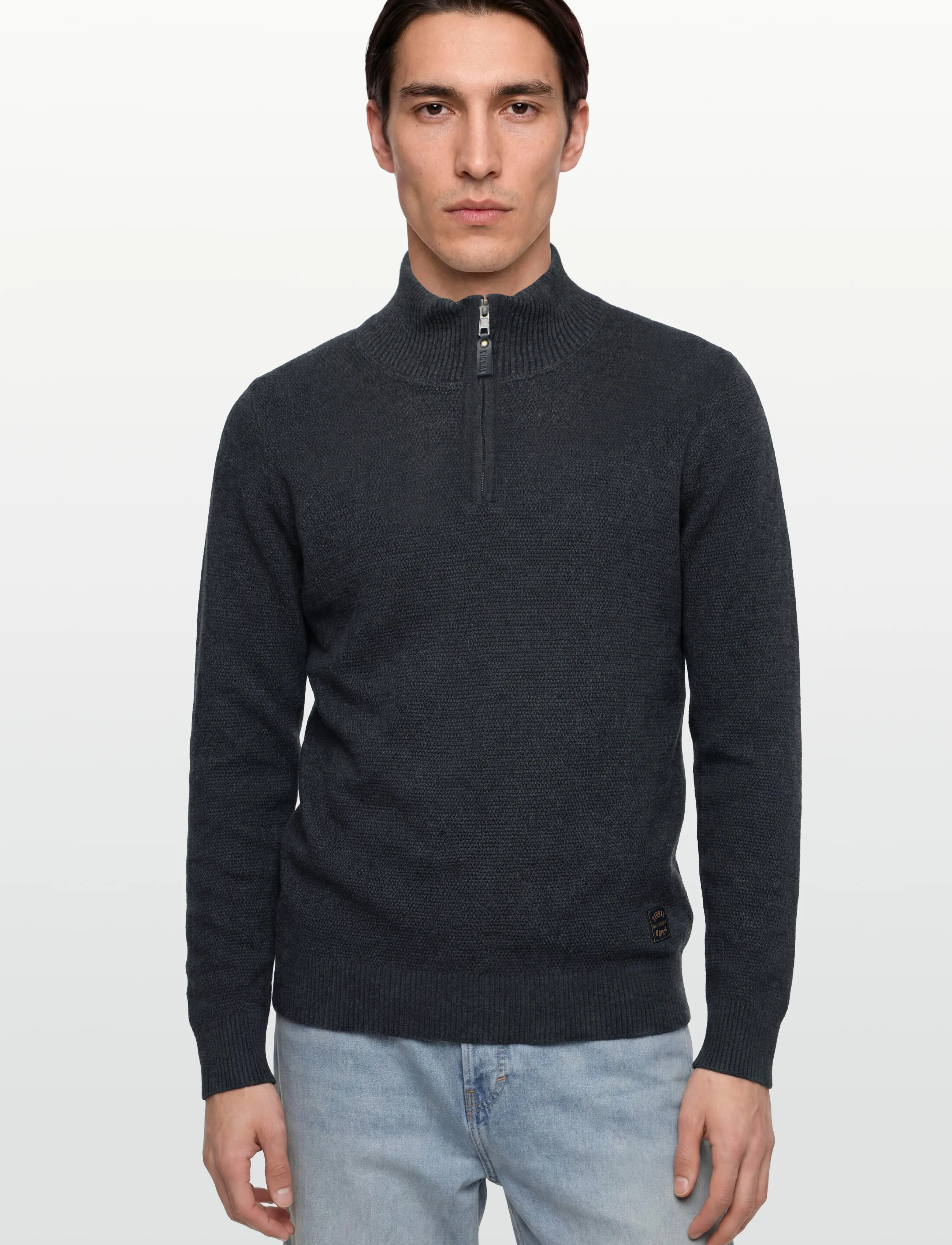 Signal - SISHAUN BF23 ZIP - men - dark grey melange - 4