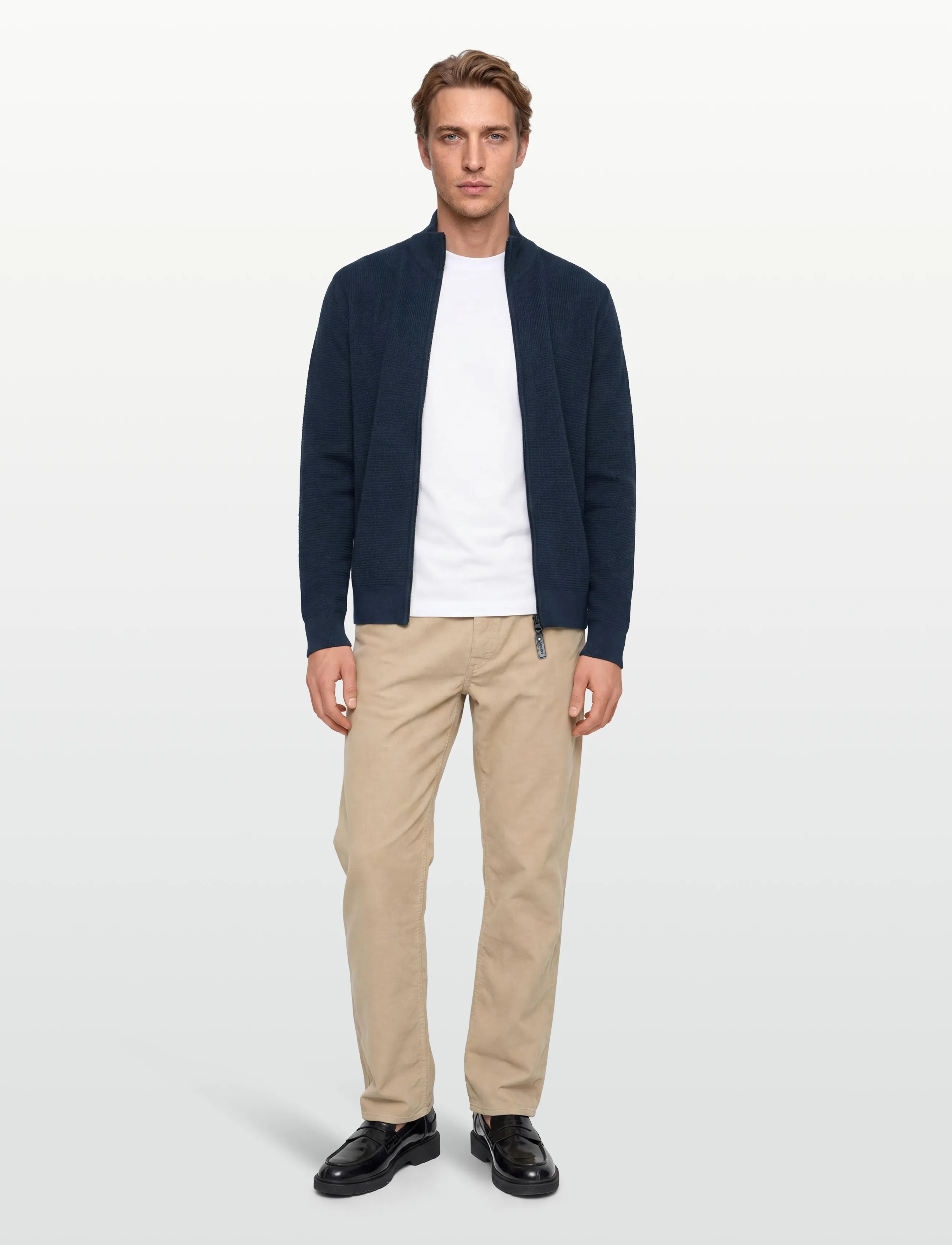 Signal - CONNORSI STRUCTURE CARDIGAN - kardiganid - deep marine melange - 0