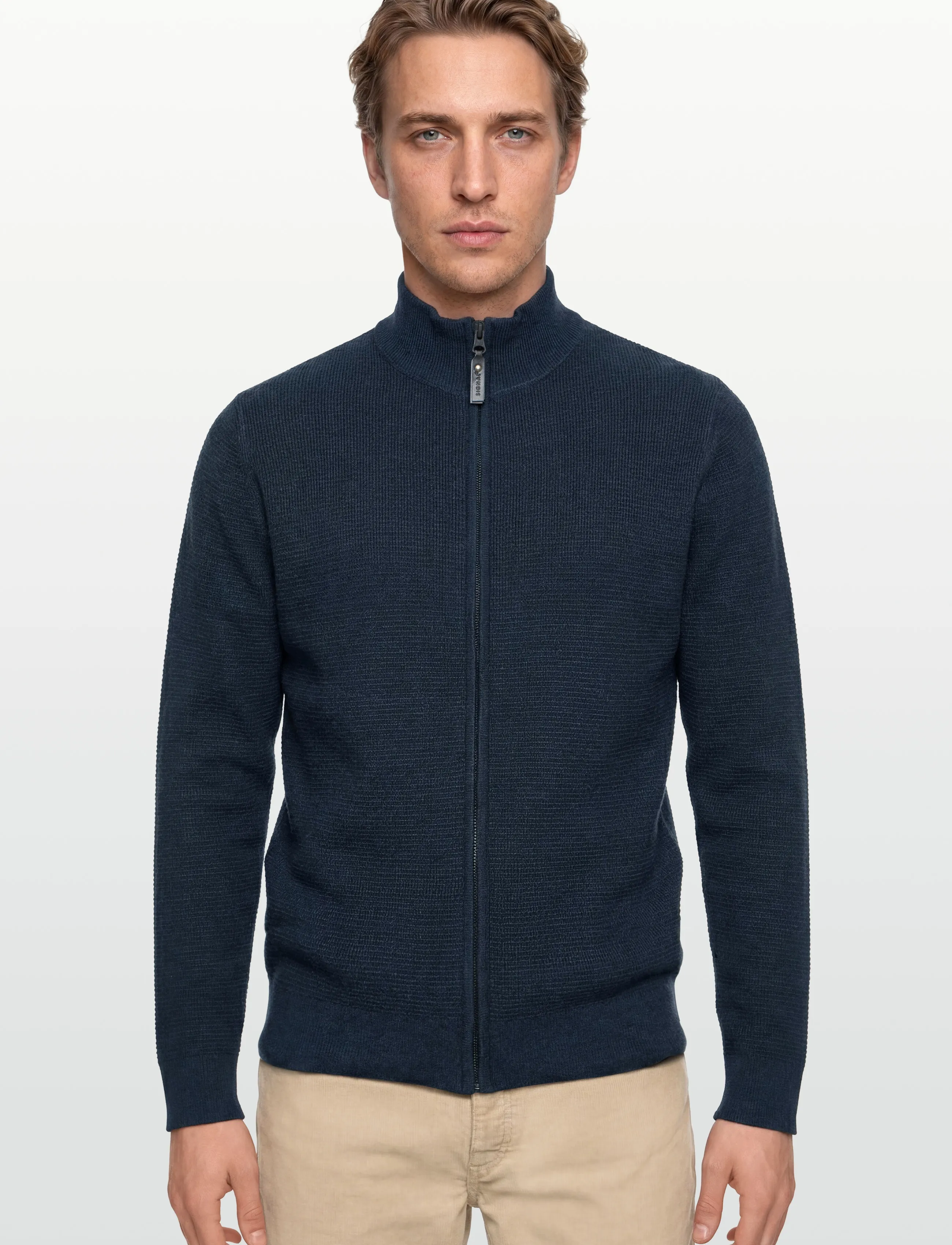 Signal - CONNORSI STRUCTURE CARDIGAN - kardiganid - deep marine melange - 3