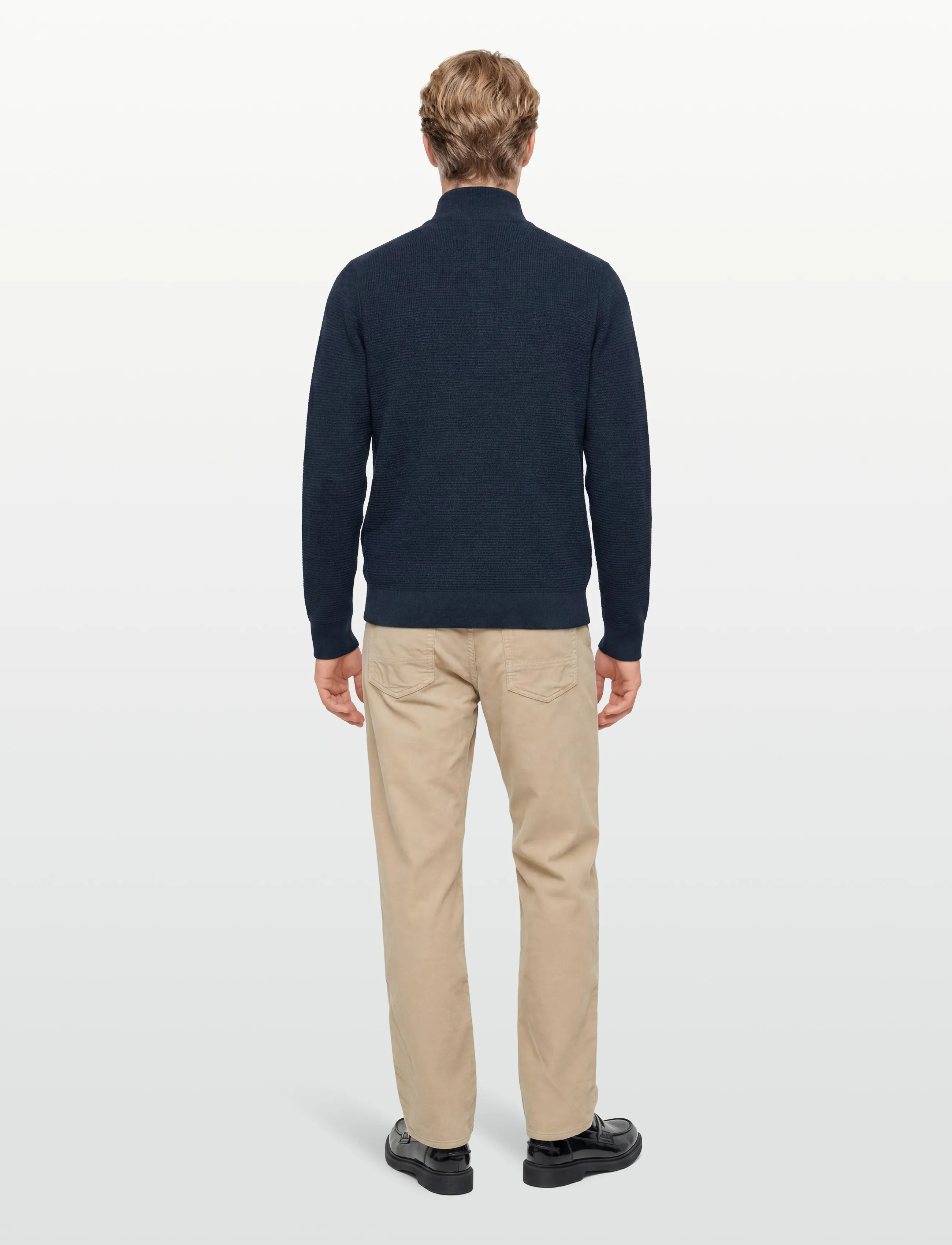 Signal - CONNORSI STRUCTURE CARDIGAN - kardiganid - deep marine melange - 4
