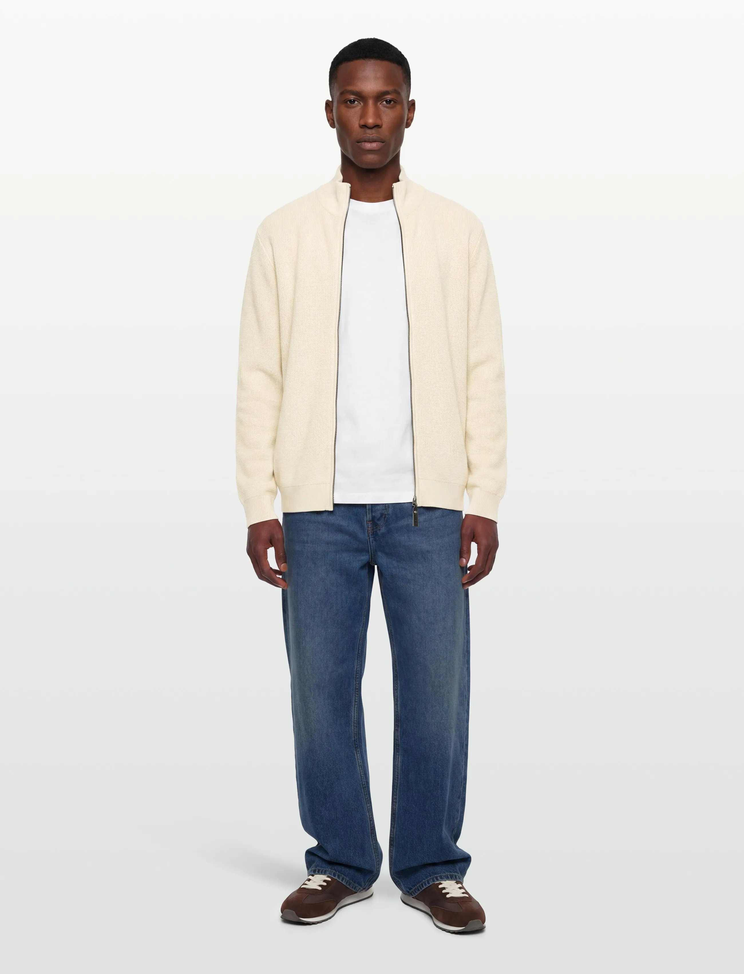 Signal - CONNORSI STRUCTURE CARDIGAN - cardigans - egret dust mel - 0