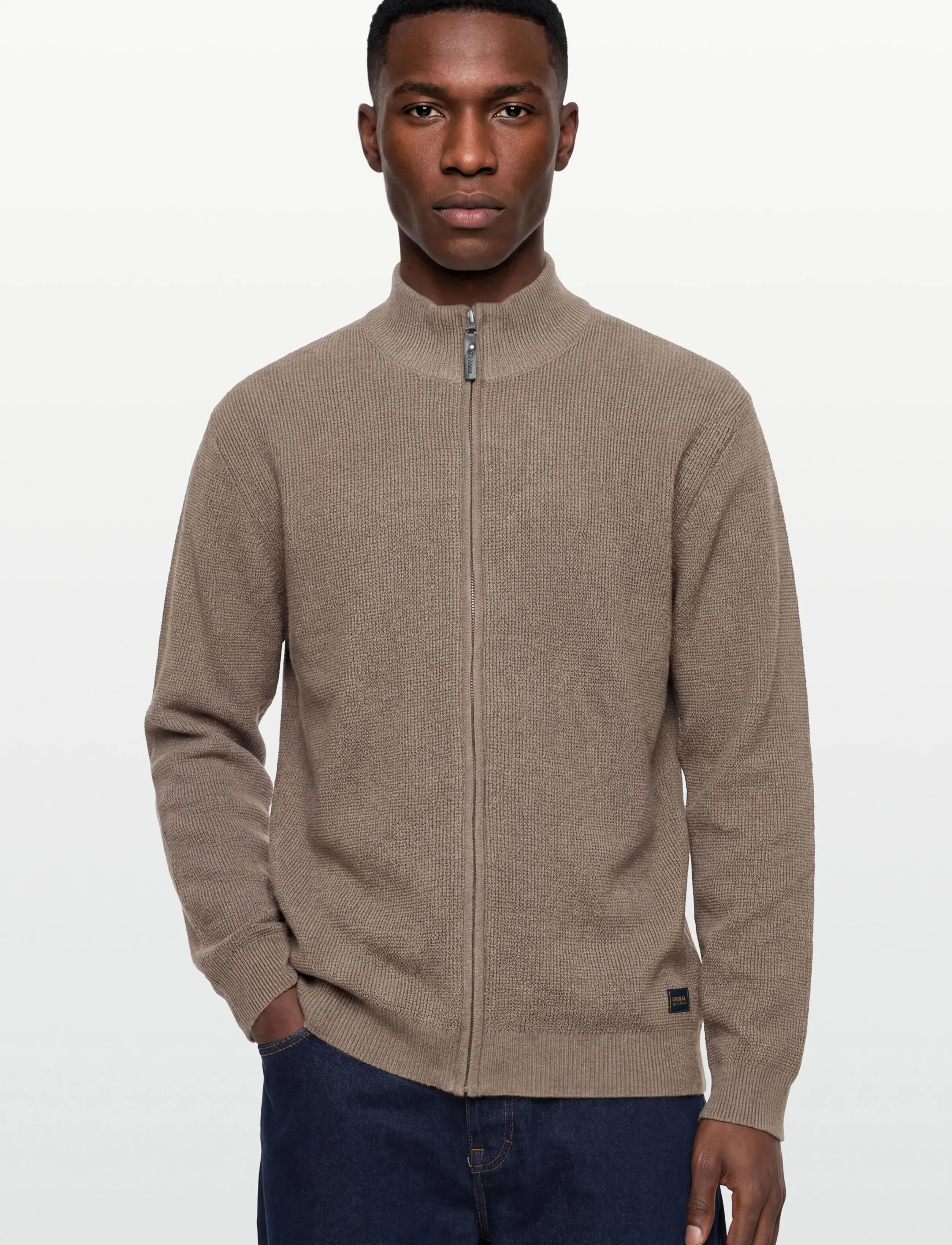 Signal - CONNORSI STRUCTURE CARDIGAN - kardiganid - oak melange - 3