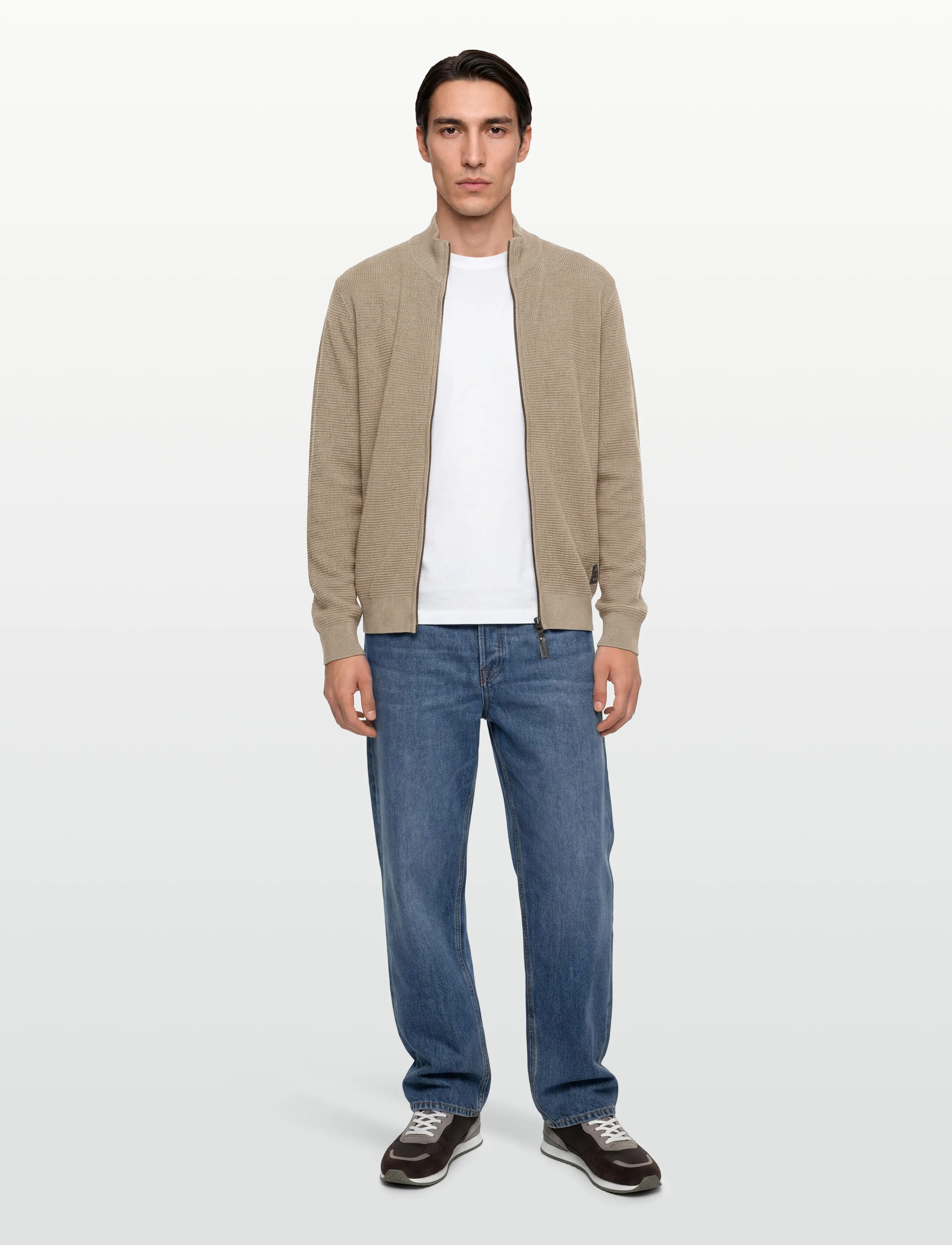Signal - CONNORSI STRUCTURE CARDIGAN - cardigans - tobacco melange - 0