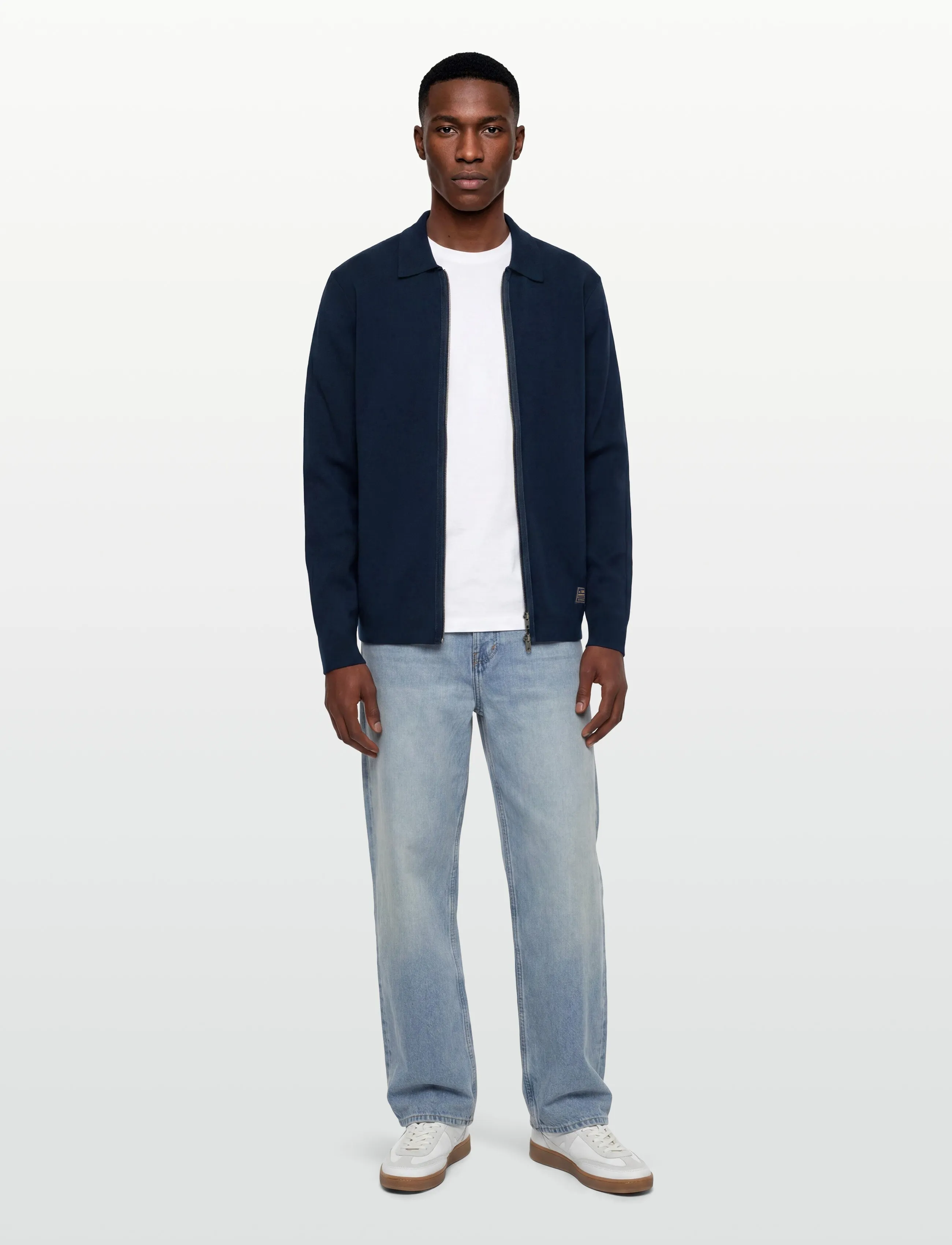 Signal - URIANSI ZIP CARDIGAN - polostrik - deep marine - 0