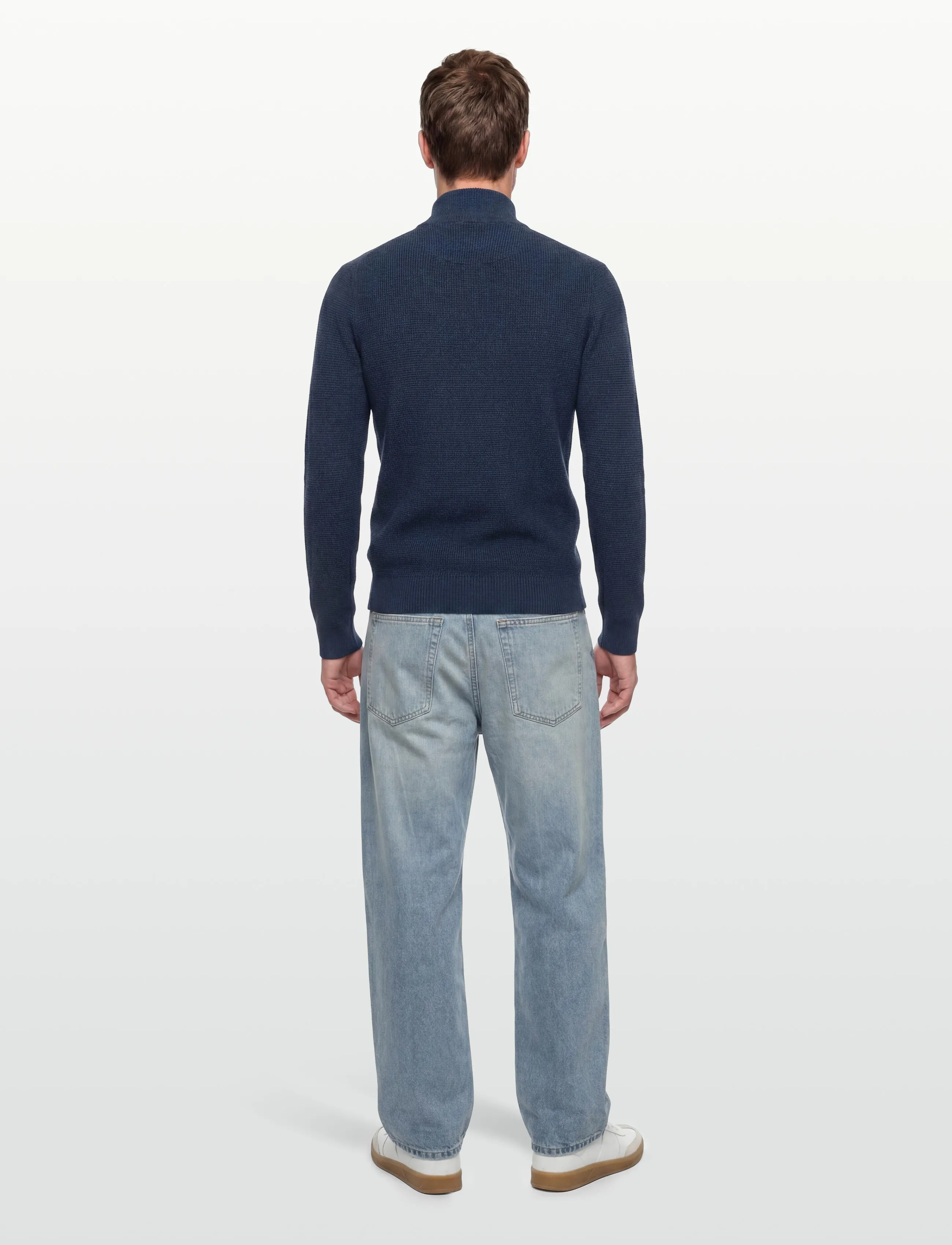 Signal - ANDERSSI STRUCTURE CARDIGAN - kardiganid - mid blue melange - 4