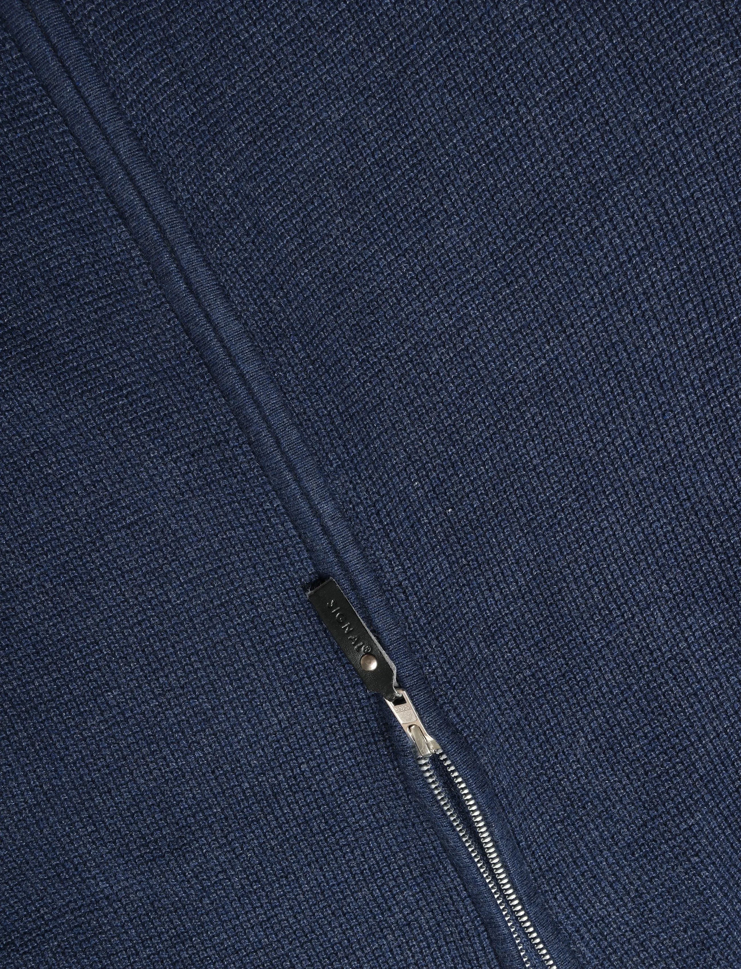 Signal - ANDERSSI STRUCTURE CARDIGAN - cardigans - mid blue melange - 3