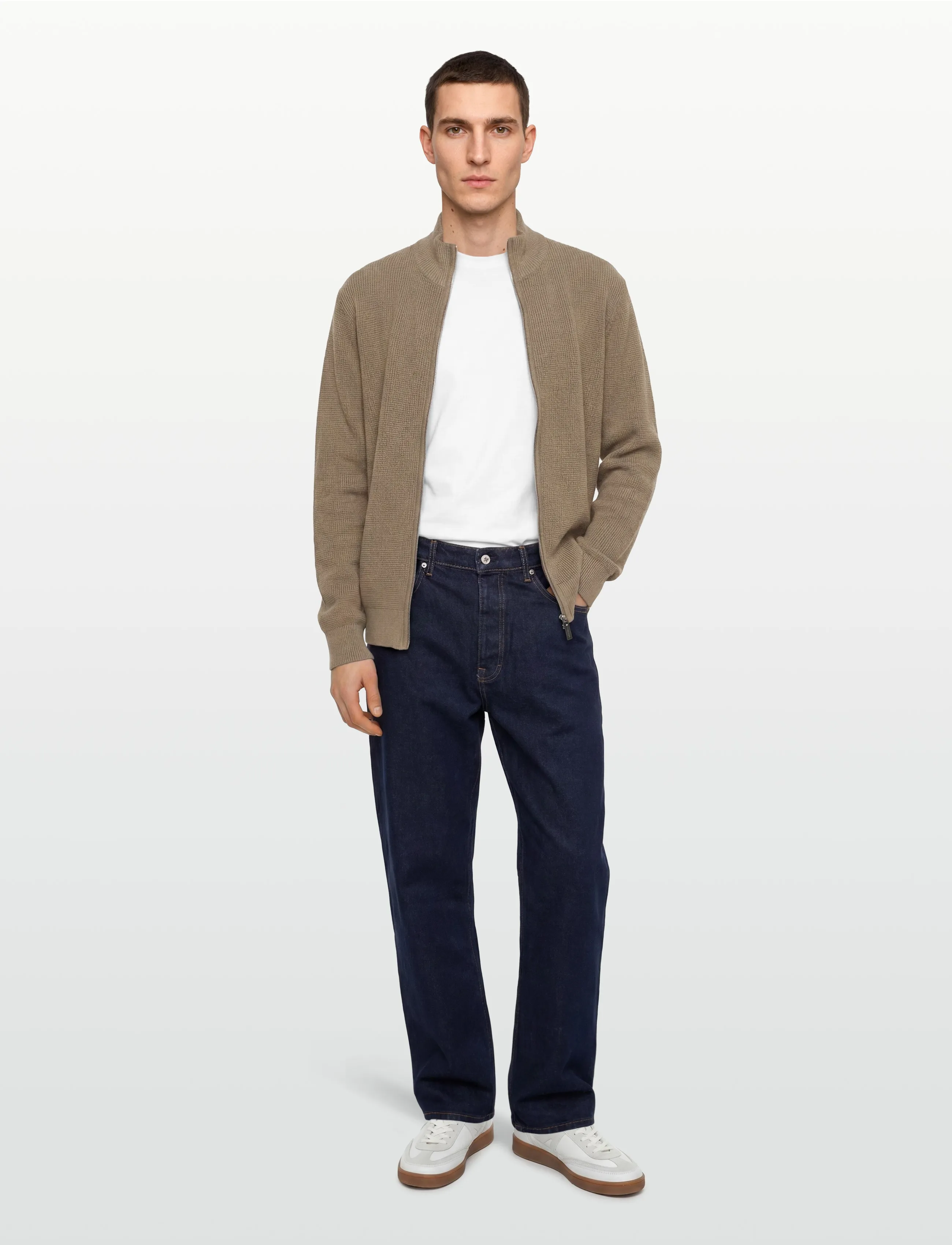 Signal - ANDERSSI STRUCTURE CARDIGAN - cardigans - nutty mel - 0