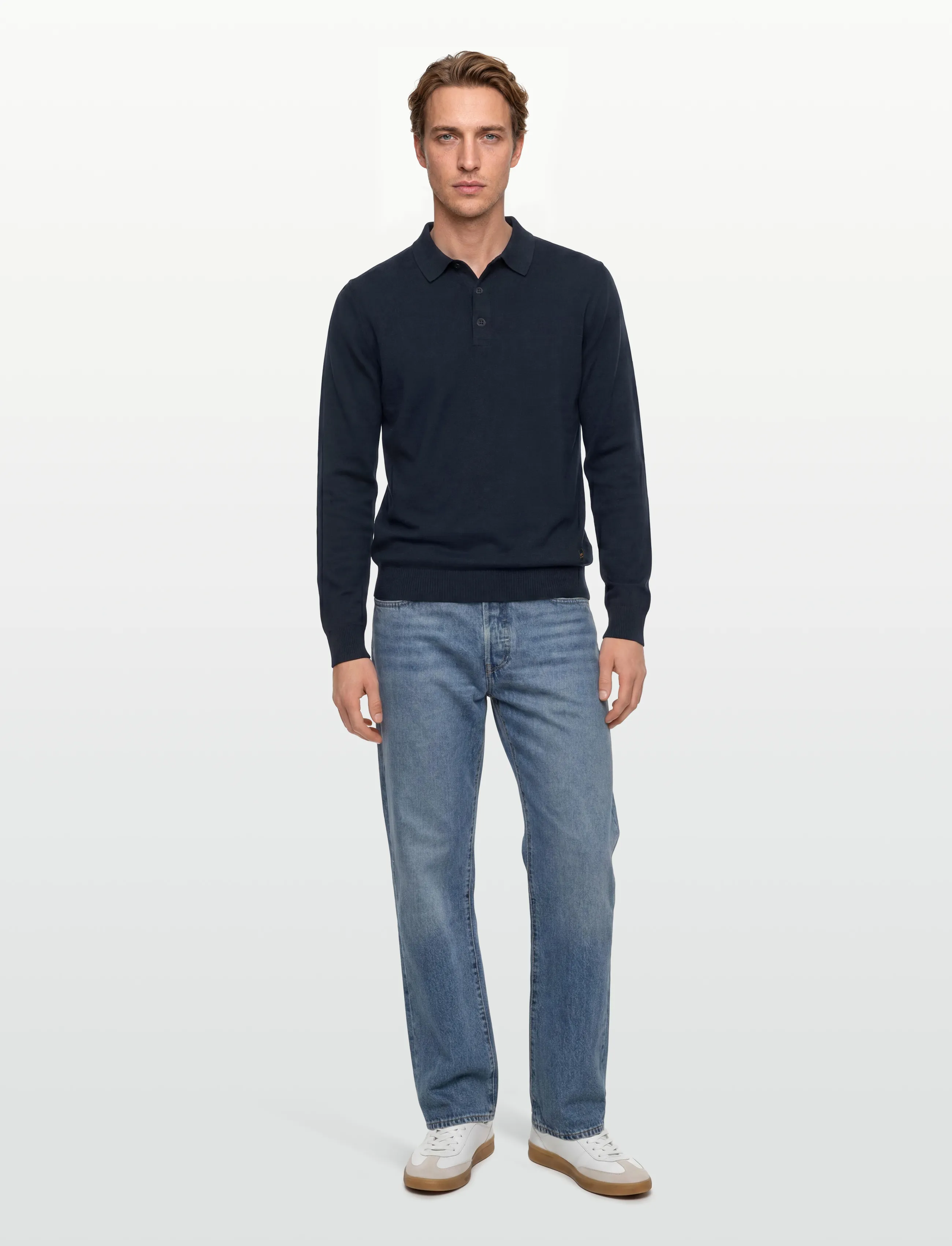 Signal - NOLANSI KNIT POLO - polostrik - deep marine - 0