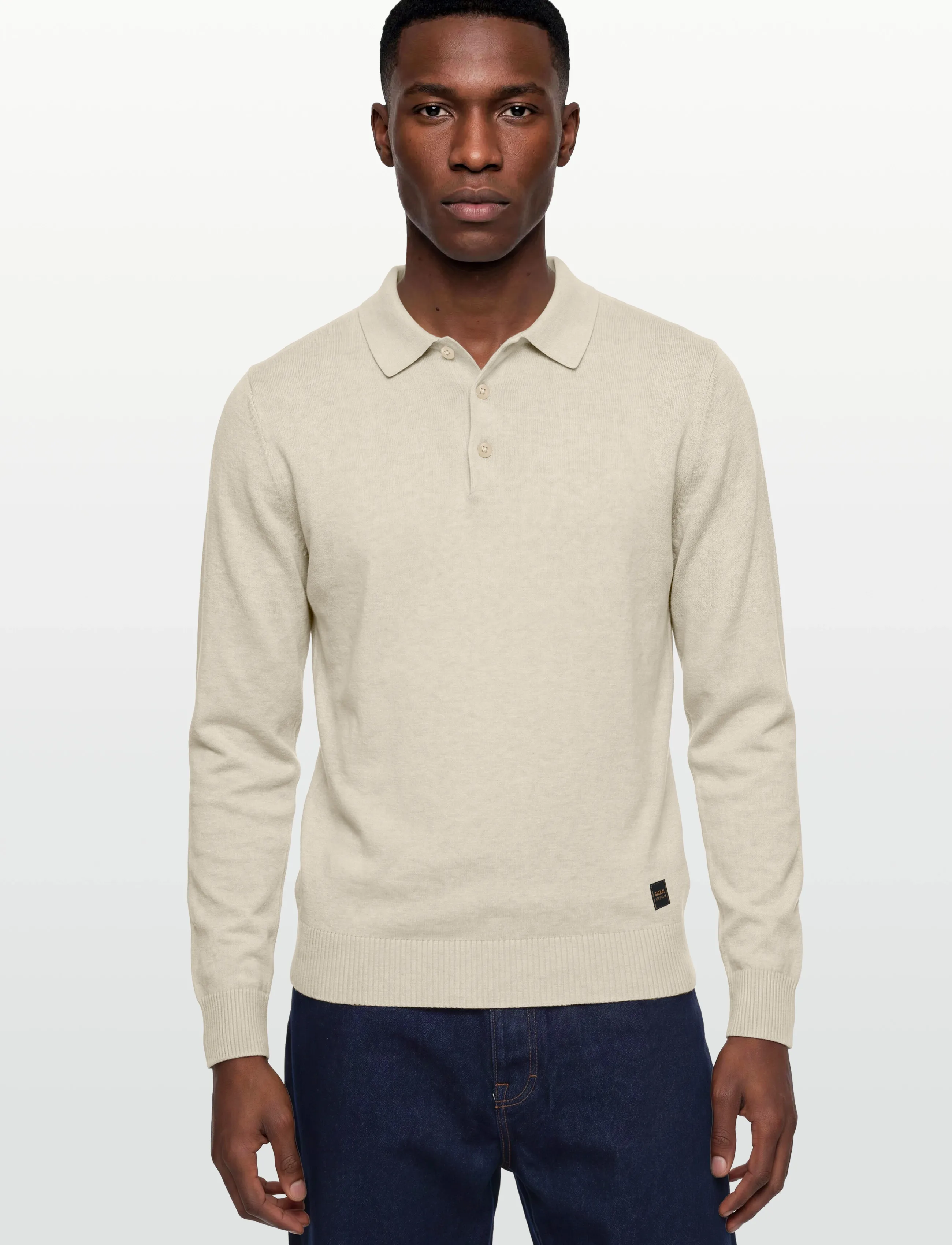 Signal - NOLANSI KNIT POLO - polostrik - pure cashmere mel - 3