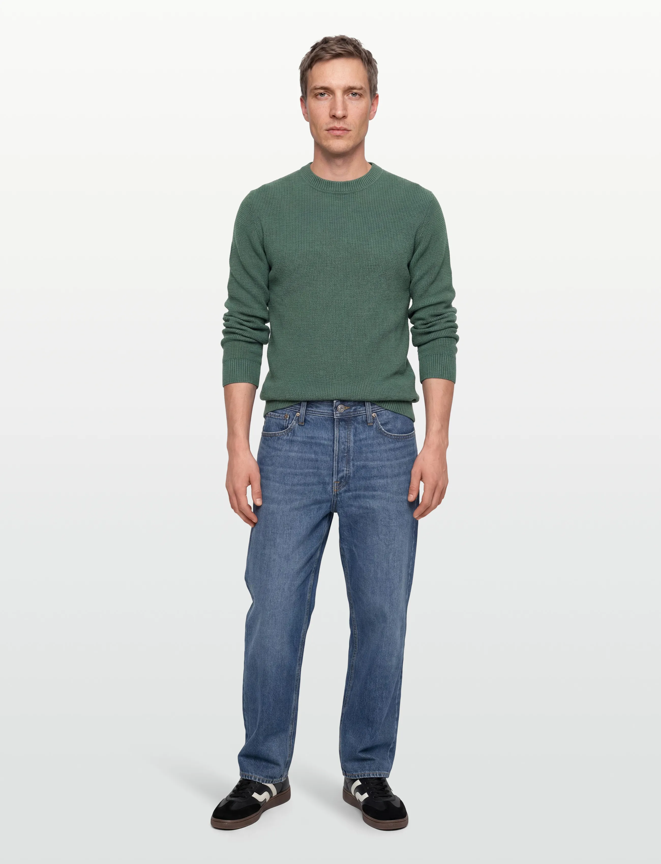 Signal - NICOSI STRUCTURE KNIT - trøjer - aged green mel - 0